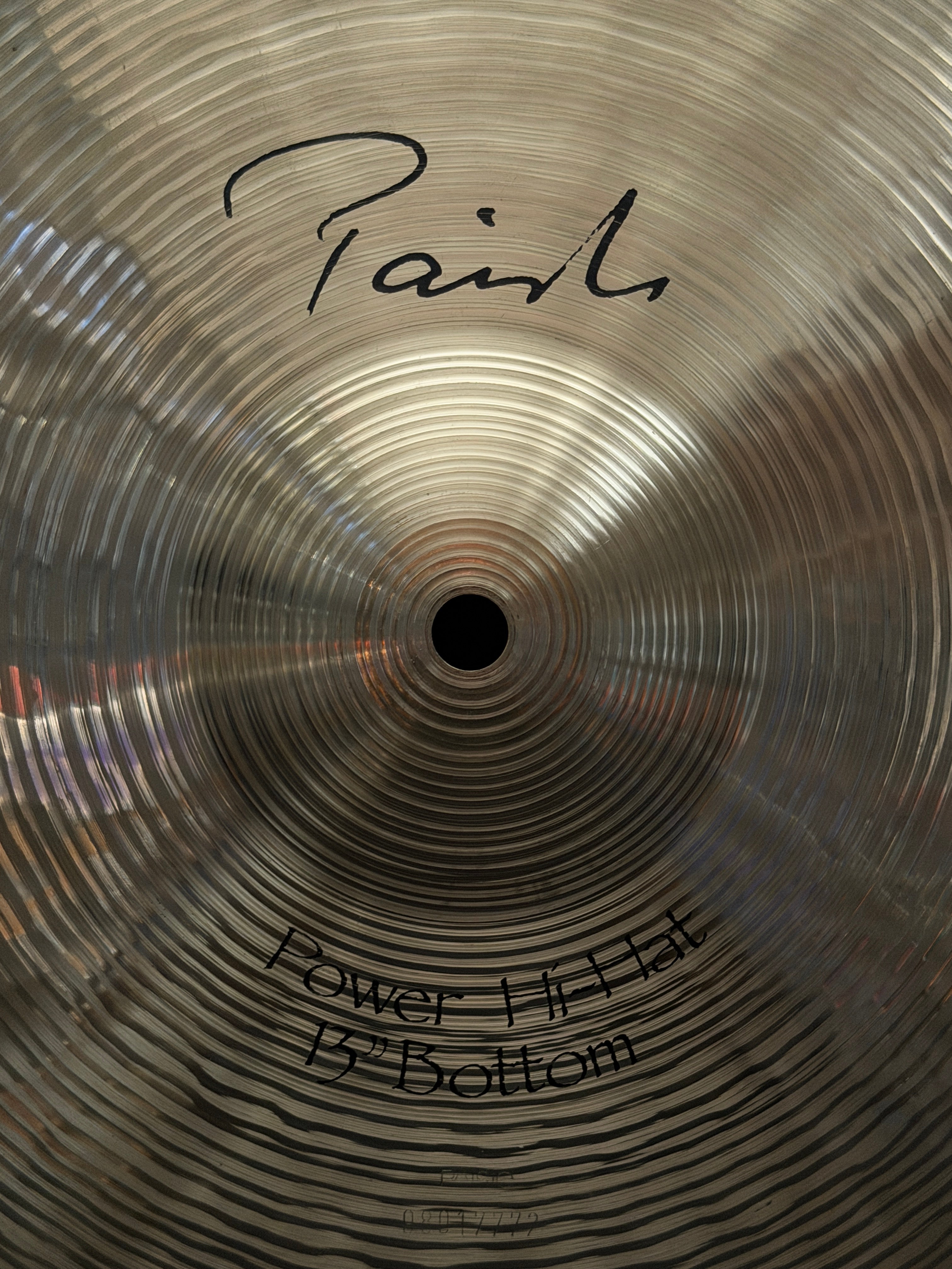 13" Paiste Signature Power Hi-Hat 1060-931 grams from 1998