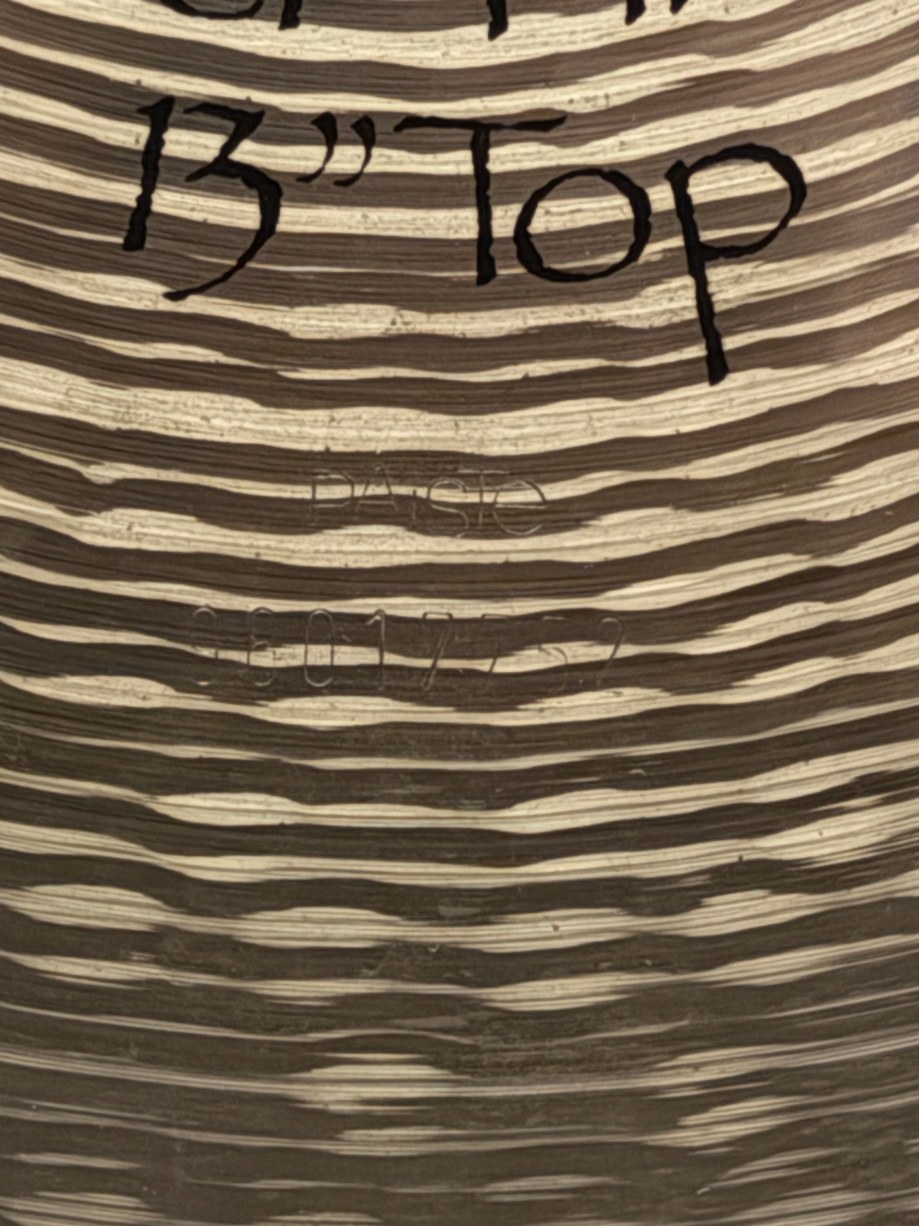 13" Paiste Signature Power Hi-Hat 1060-931 grams from 1998