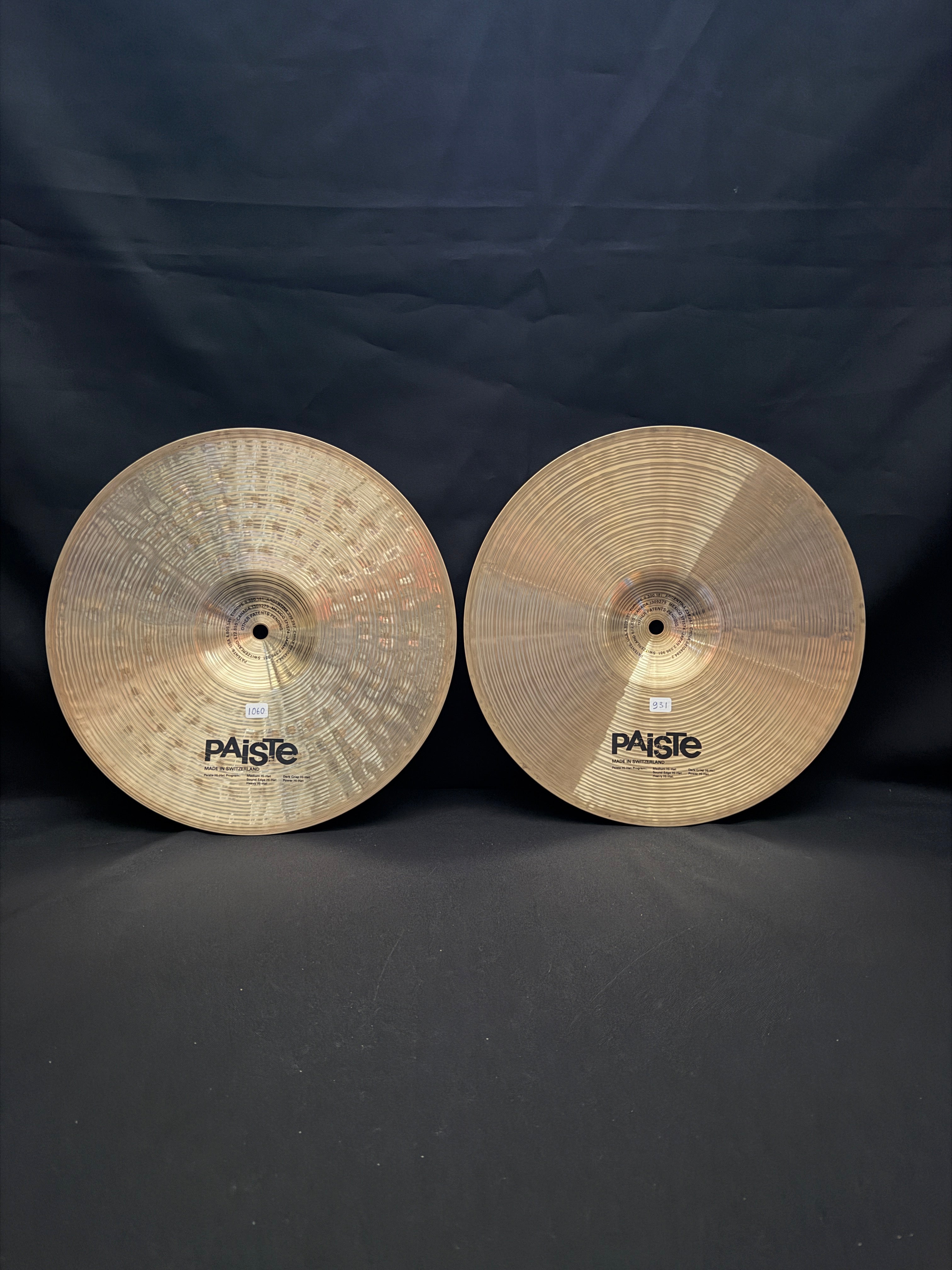 13" Paiste Signature Power Hi-Hat 1060-931 grams from 1998