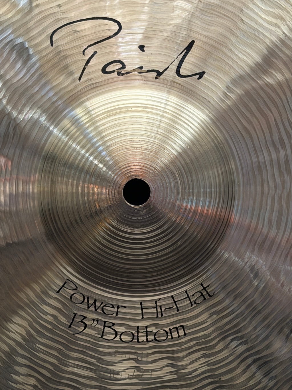 13" Paiste Signature Power Hi-Hat 1110-964 grams from 1990-91