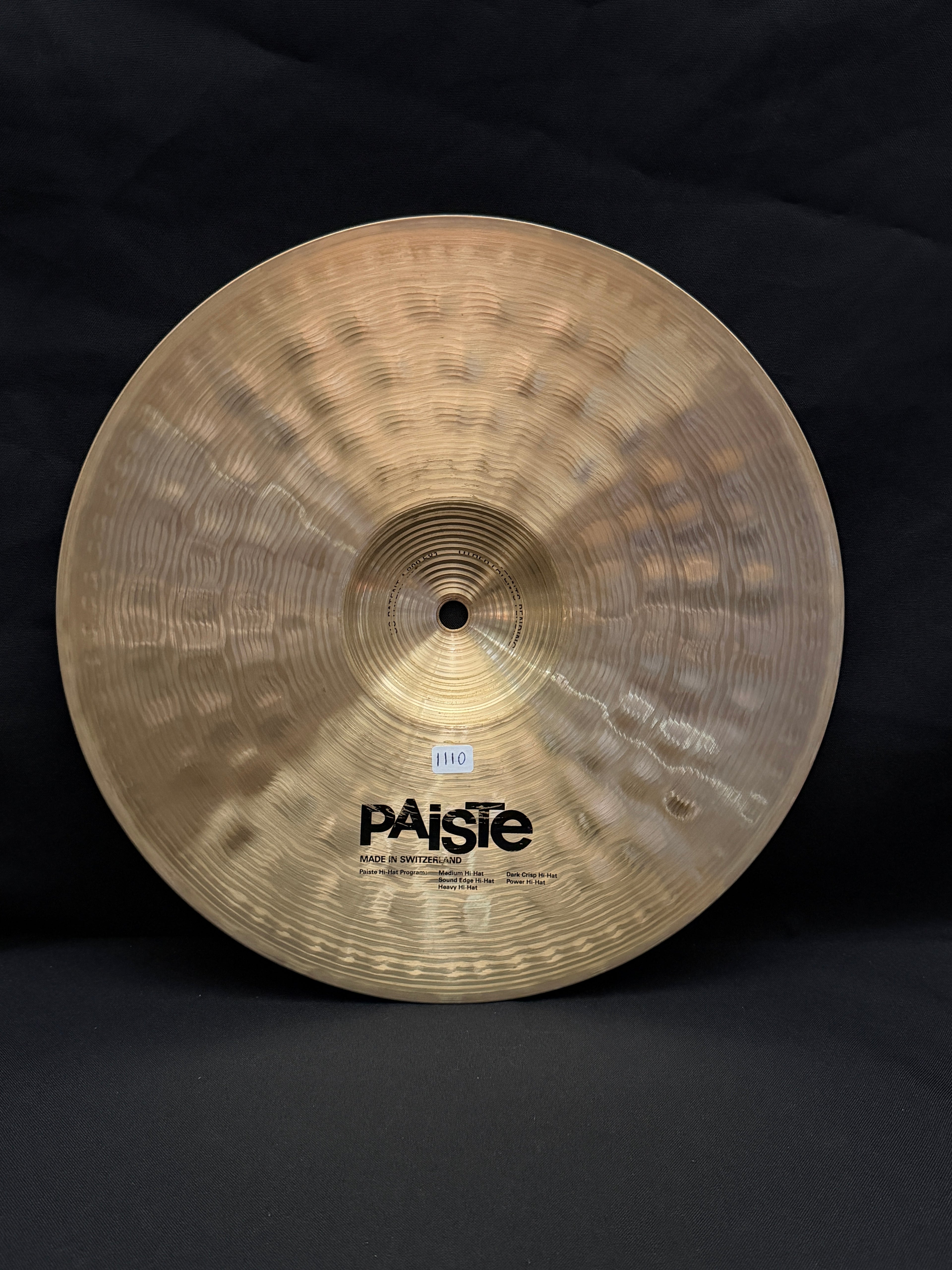 13" Paiste Signature Power Hi-Hat 1110-964 grams from 1990-91