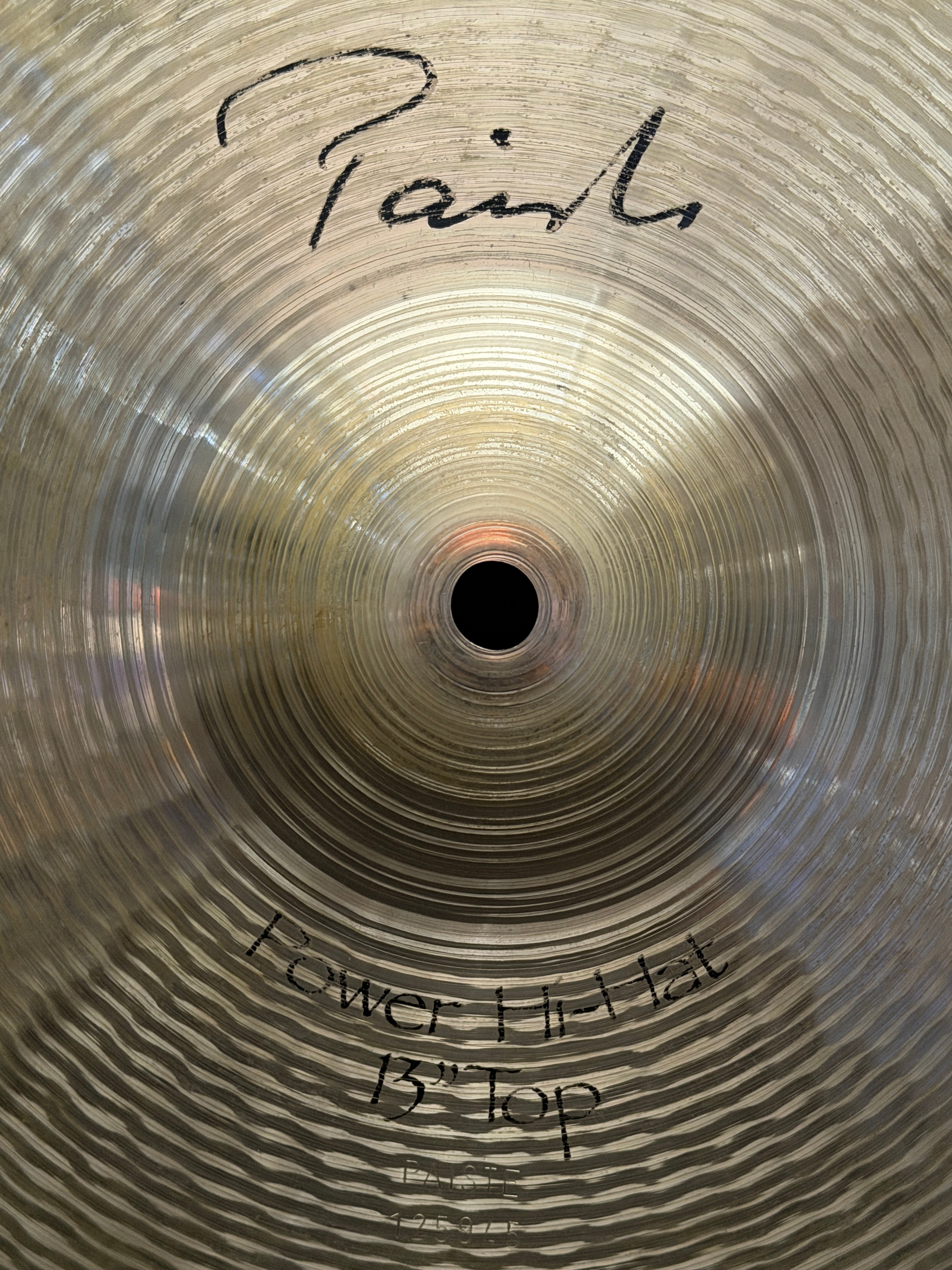 13" Paiste Signature Power Hi-Hat 1110-964 grams from 1990-91