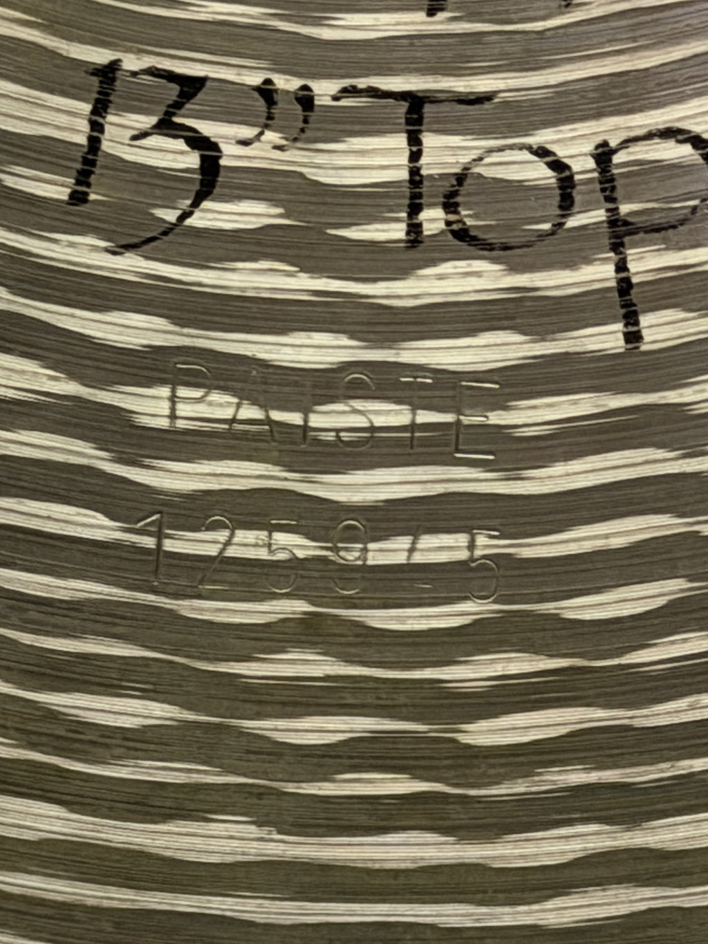 13" Paiste Signature Power Hi-Hat 1110-964 grams from 1990-91