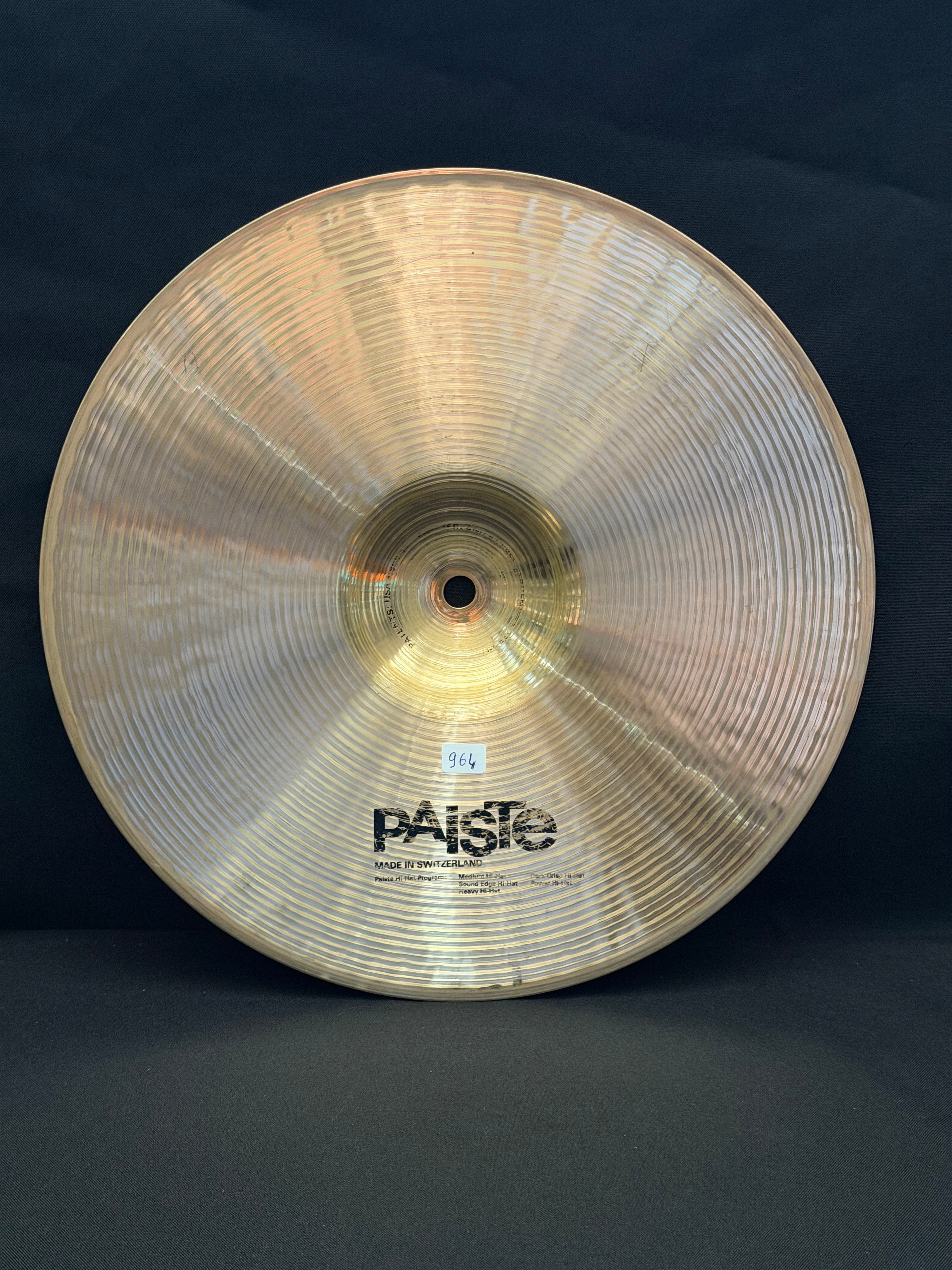 13" Paiste Signature Power Hi-Hat 1110-964 grams from 1990-91