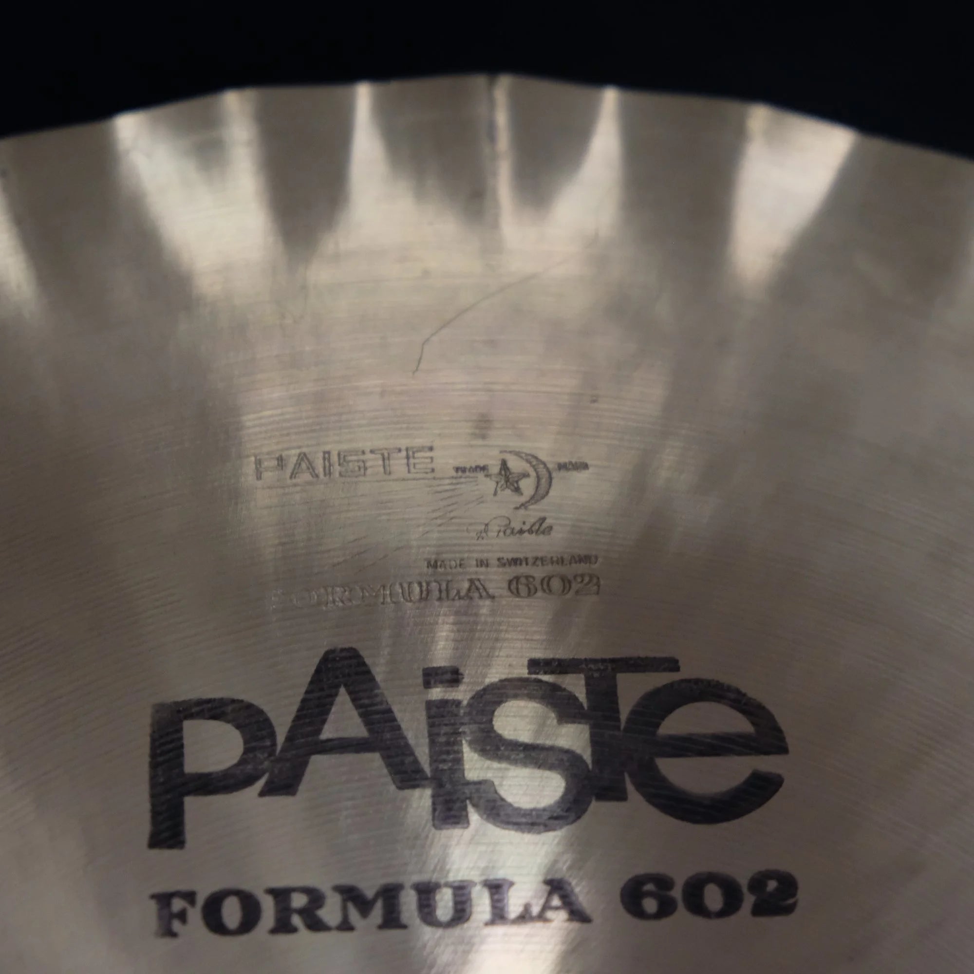 14" Paiste 602 Sound Edge Bottom 1030 grams from 1975