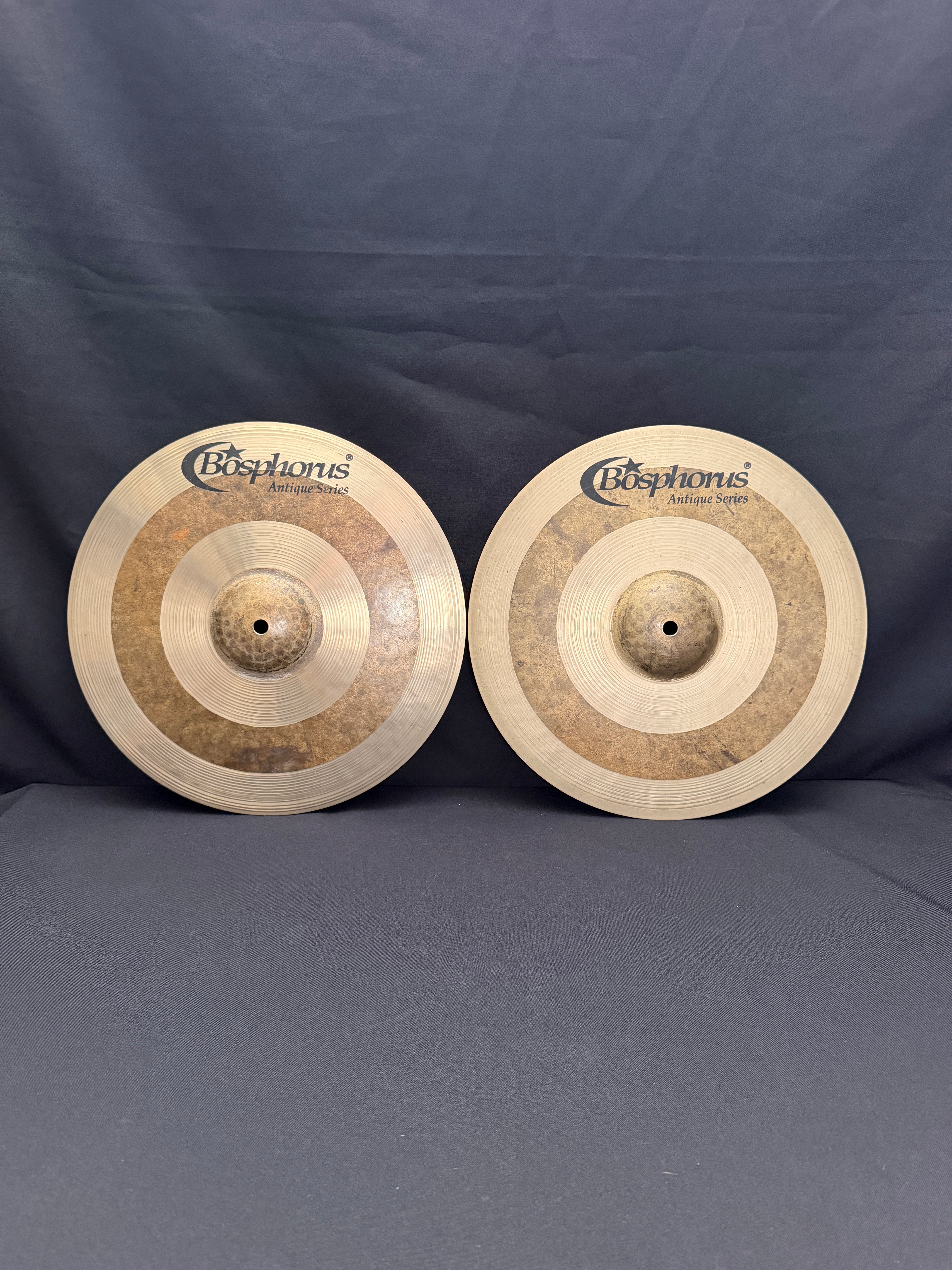 14" Bosphorus Antique Bright Hi-Hat cymbals set 1200 - 994 grams