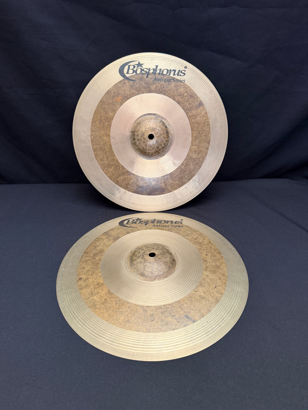 14" Bosphorus Antique Bright Hi-Hat cymbals set 1200 - 994 grams