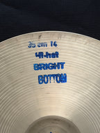 14" Bosphorus Antique Bright Hi-Hat cymbals set 1200 - 994 grams