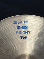 14" Bosphorus Antique Bright Hi-Hat cymbals set 1200 - 994 grams