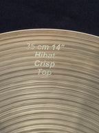 14" Bosphorus Traditional Crisp Hi-Hat cymbals set 1172 - 960 grams