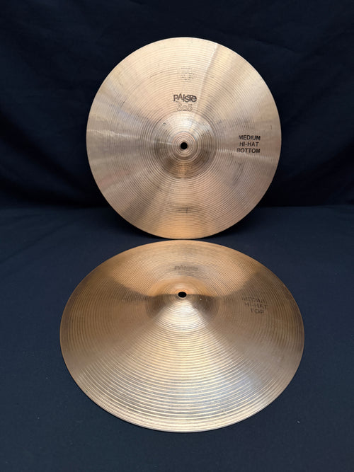 14" Paiste 505 Medium Hi-Hat from 1978-79