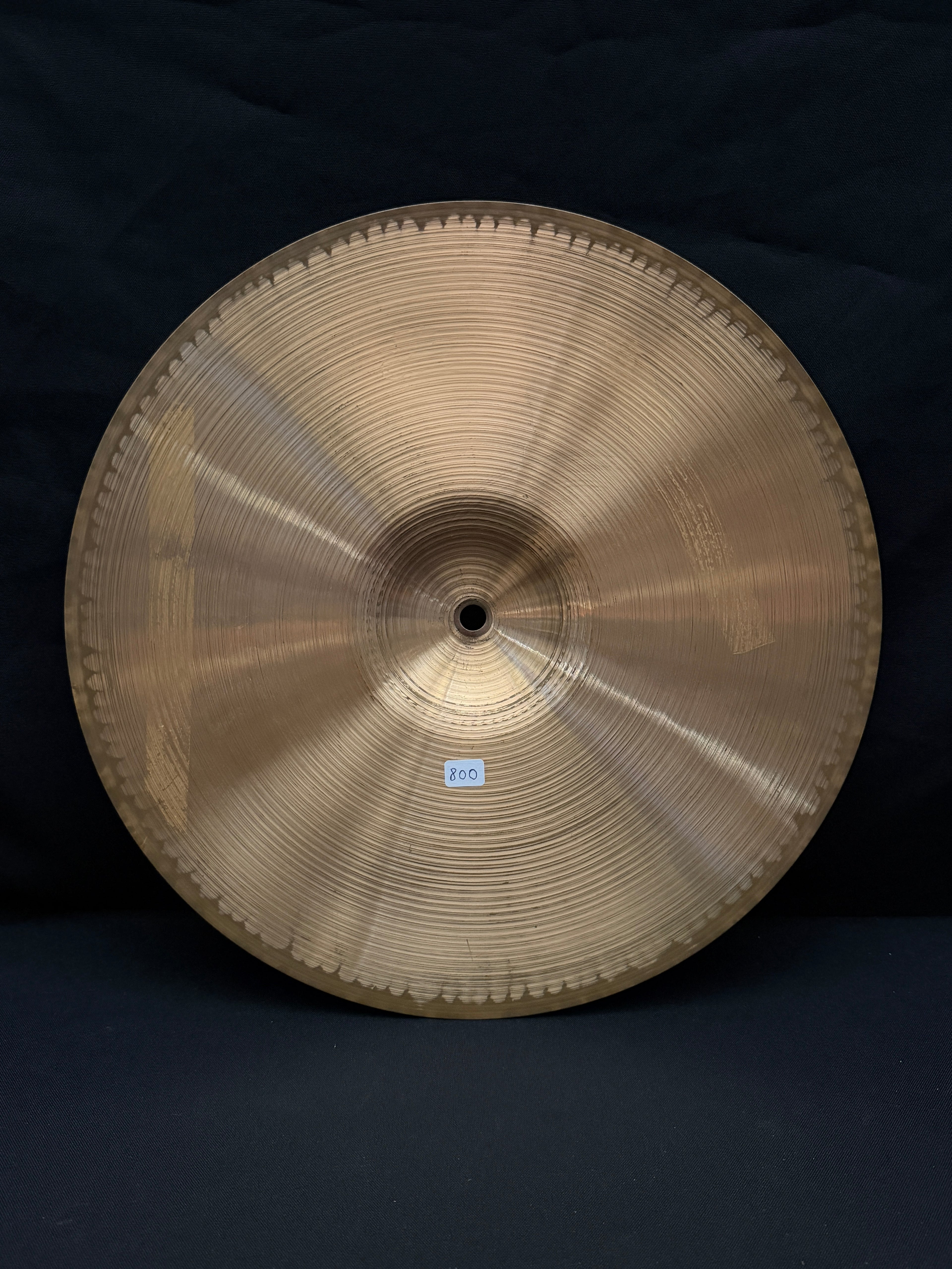 14" Paiste 505 Medium Hi-Hat from 1978-79