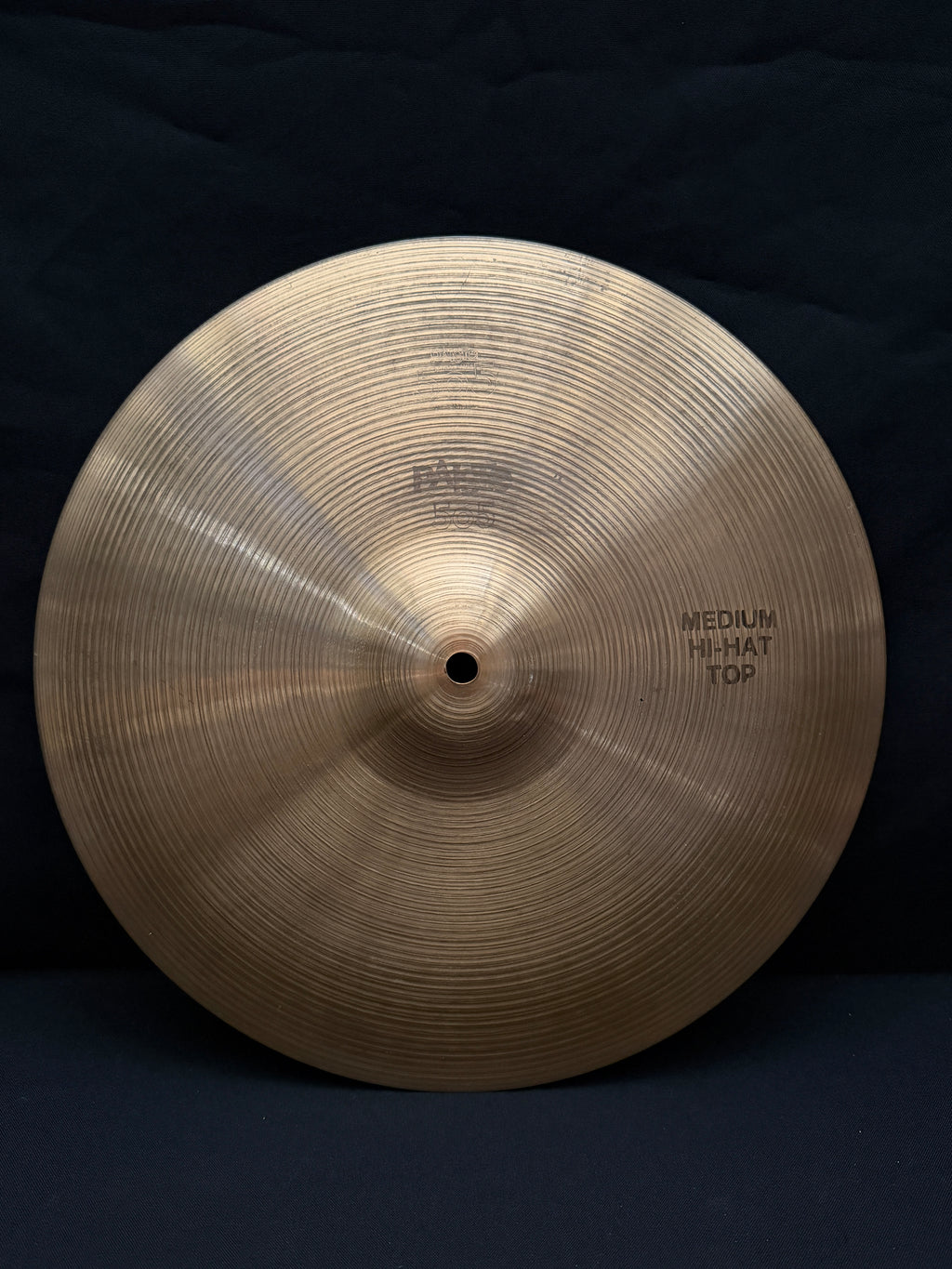 14" Paiste 505 Medium Hi-Hat from 1978-79