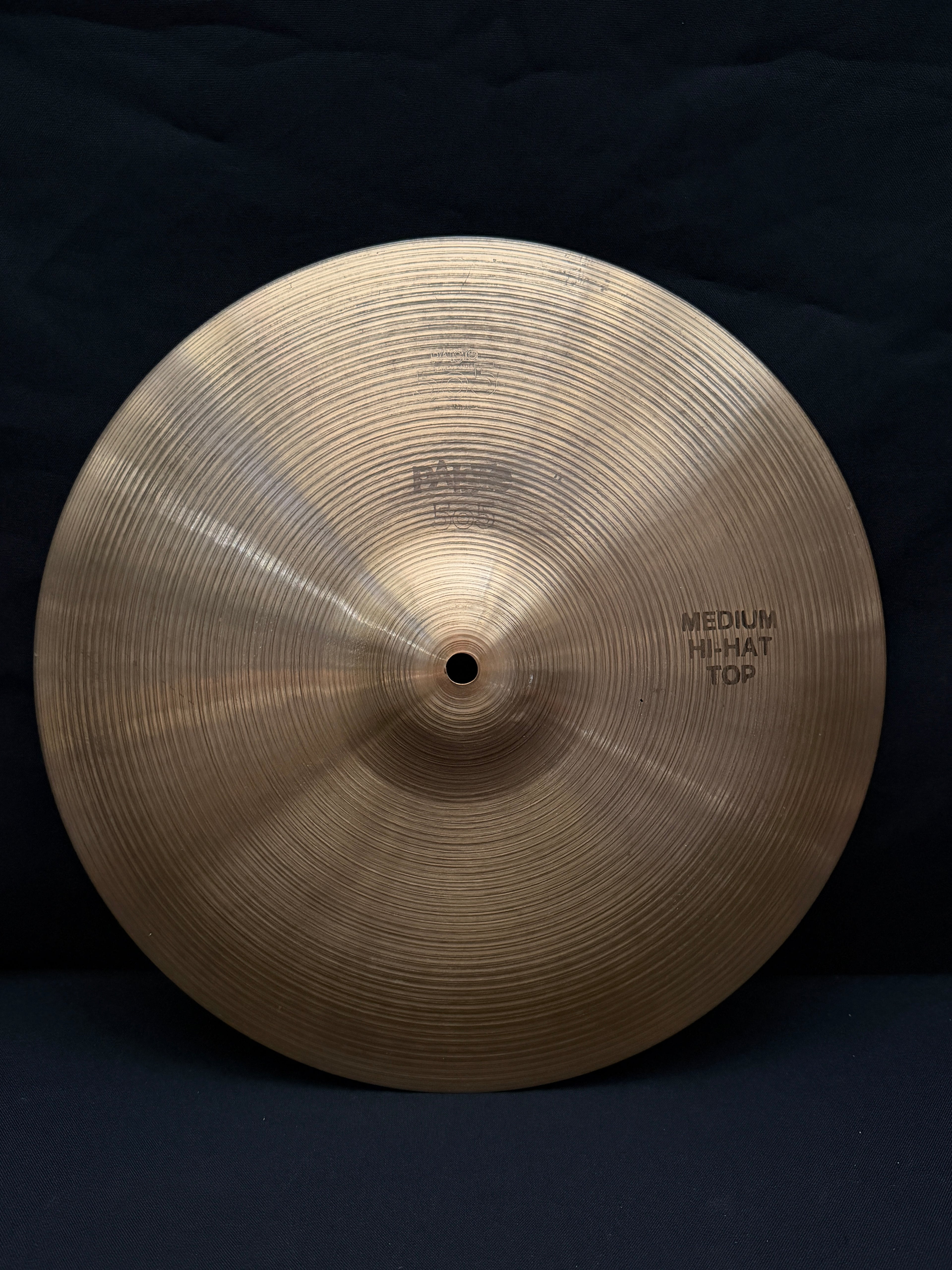 14" Paiste 505 Medium Hi-Hat from 1978-79