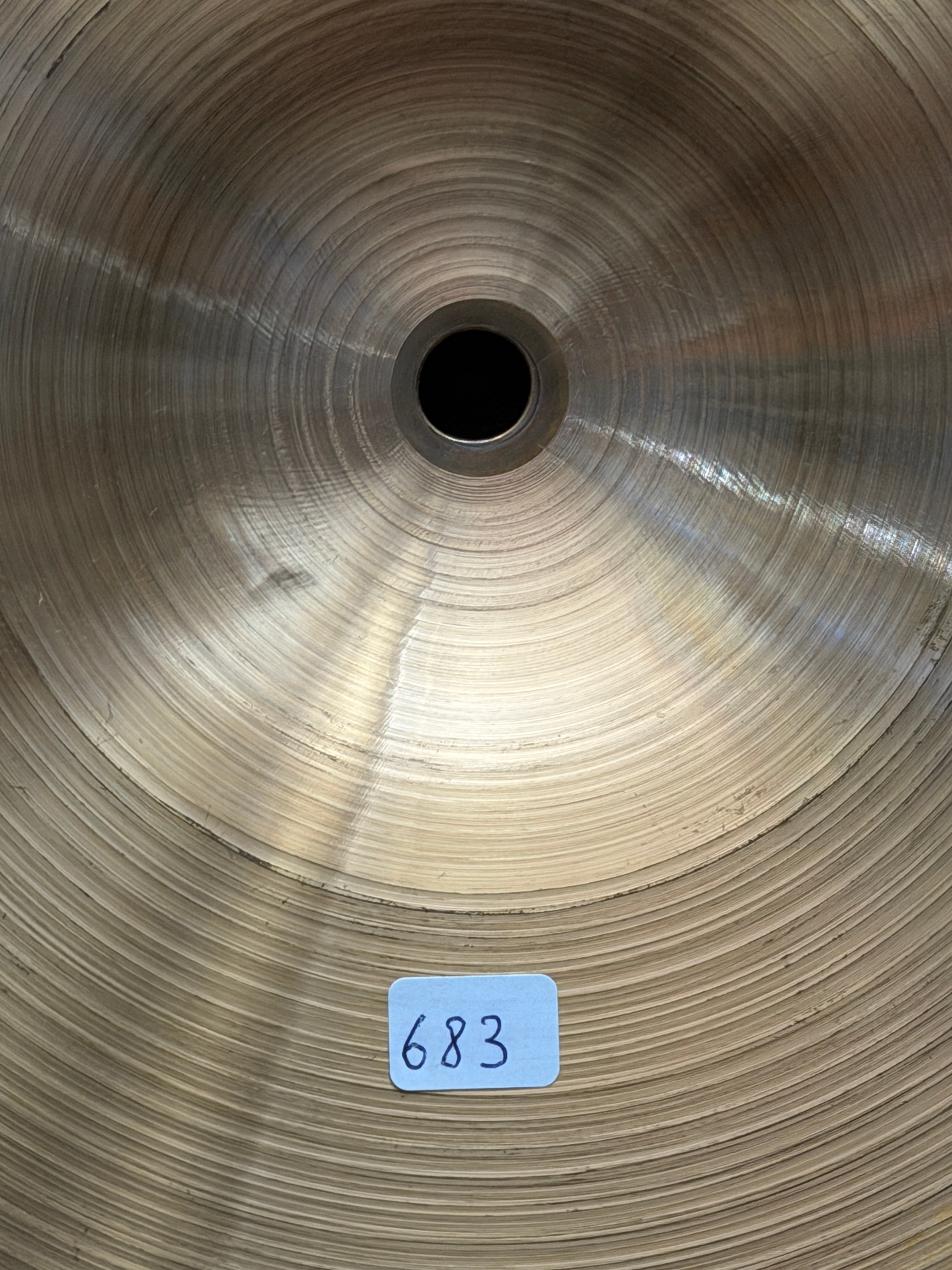 14" Paiste 505 Medium Hi-Hat from 1978-79