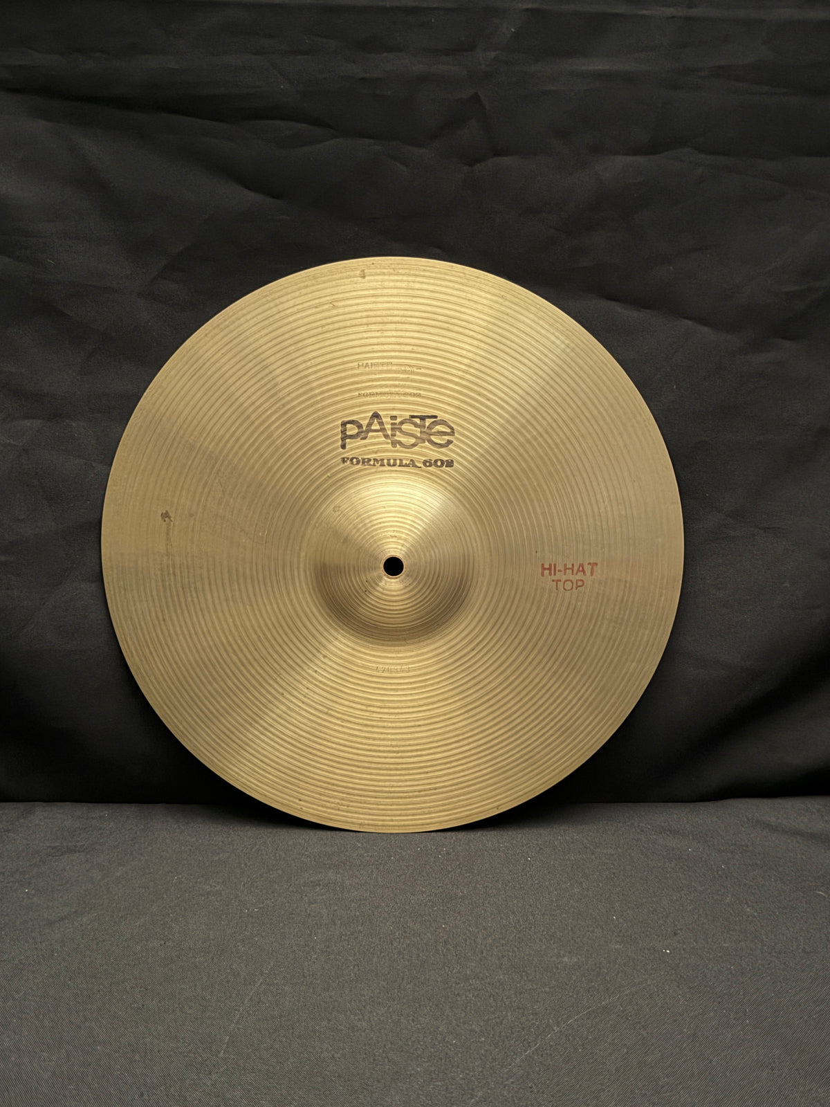 14" Paiste 602 Hi-Hat 1048 - 828 grams from 1974