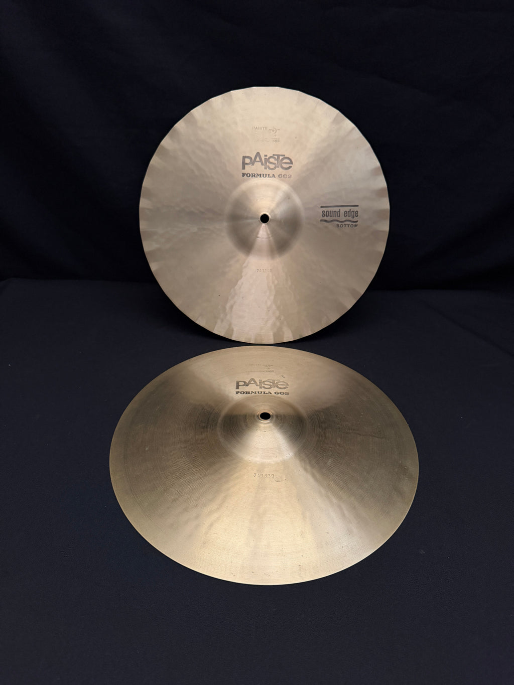14" Paiste 602 Sound Edge Hi-Hat from 1977
