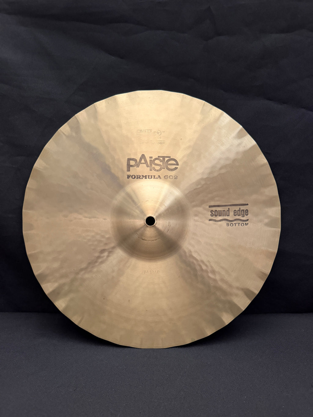 14" Paiste 602 Sound Edge Hi-Hat from 1977