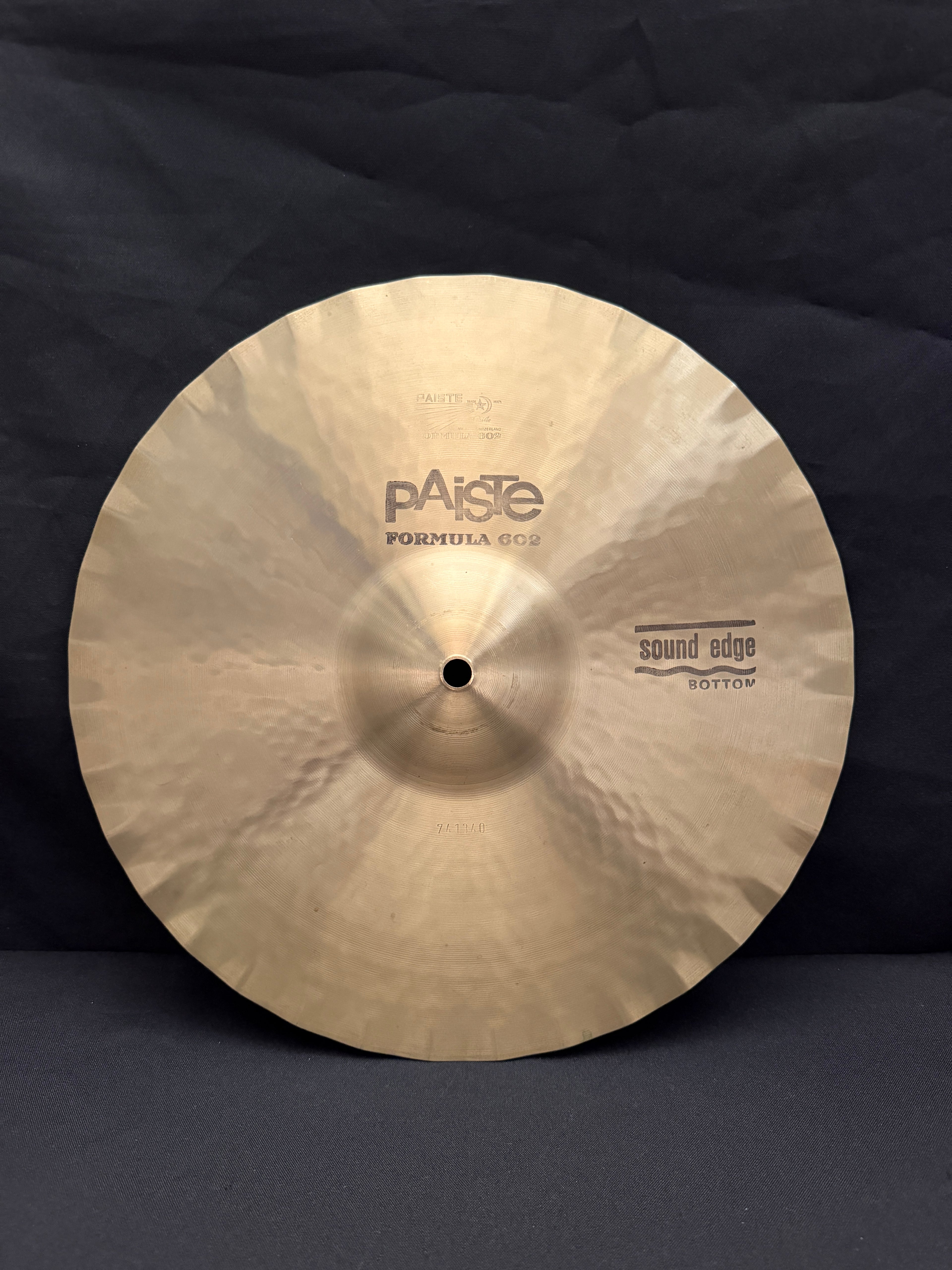 14" Paiste 602 Sound Edge Hi-Hat from 1977