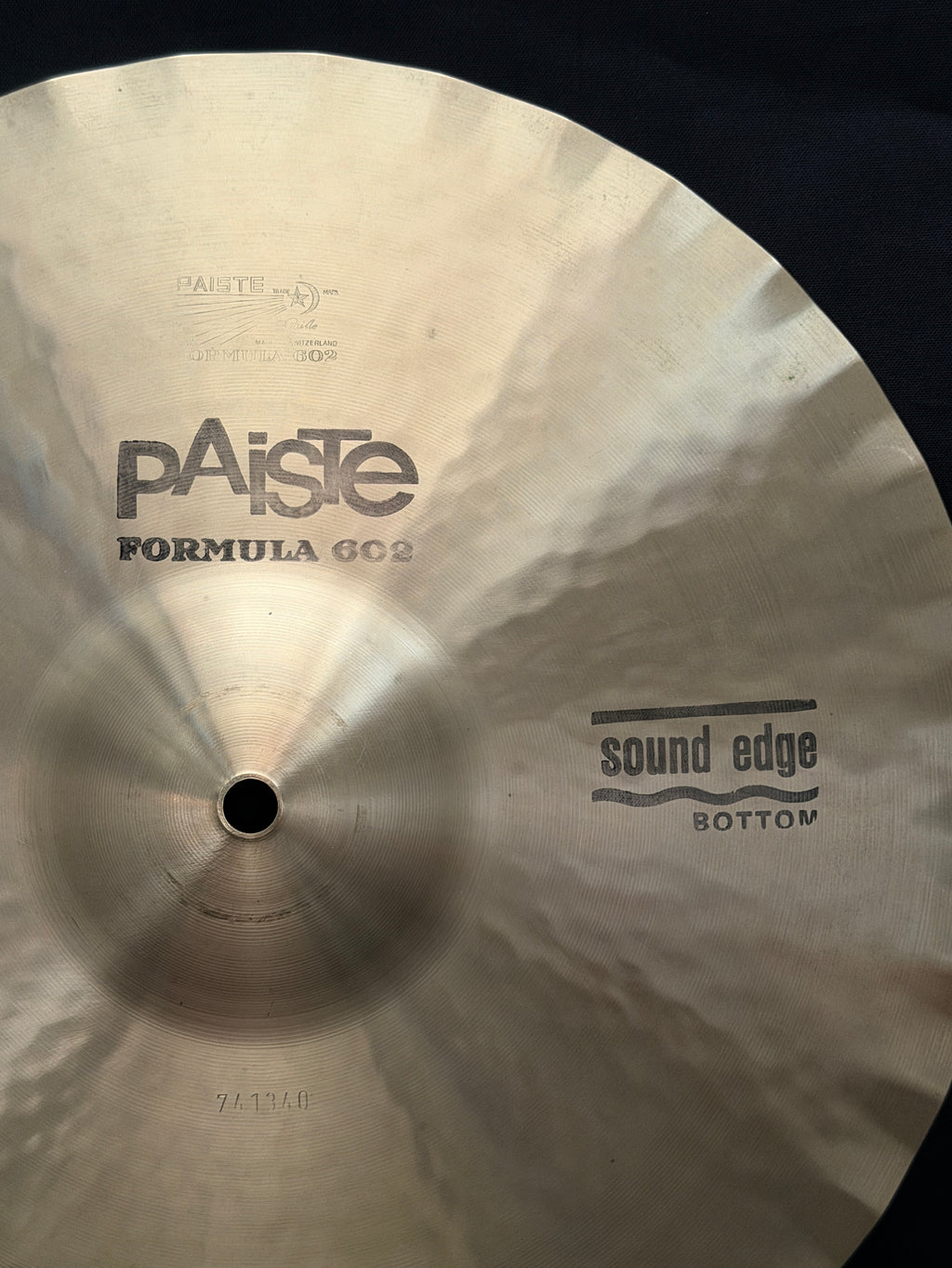 14" Paiste 602 Sound Edge Hi-Hat from 1977
