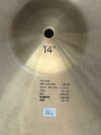 14" Paiste 602 Sound Edge Hi-Hat from 1977