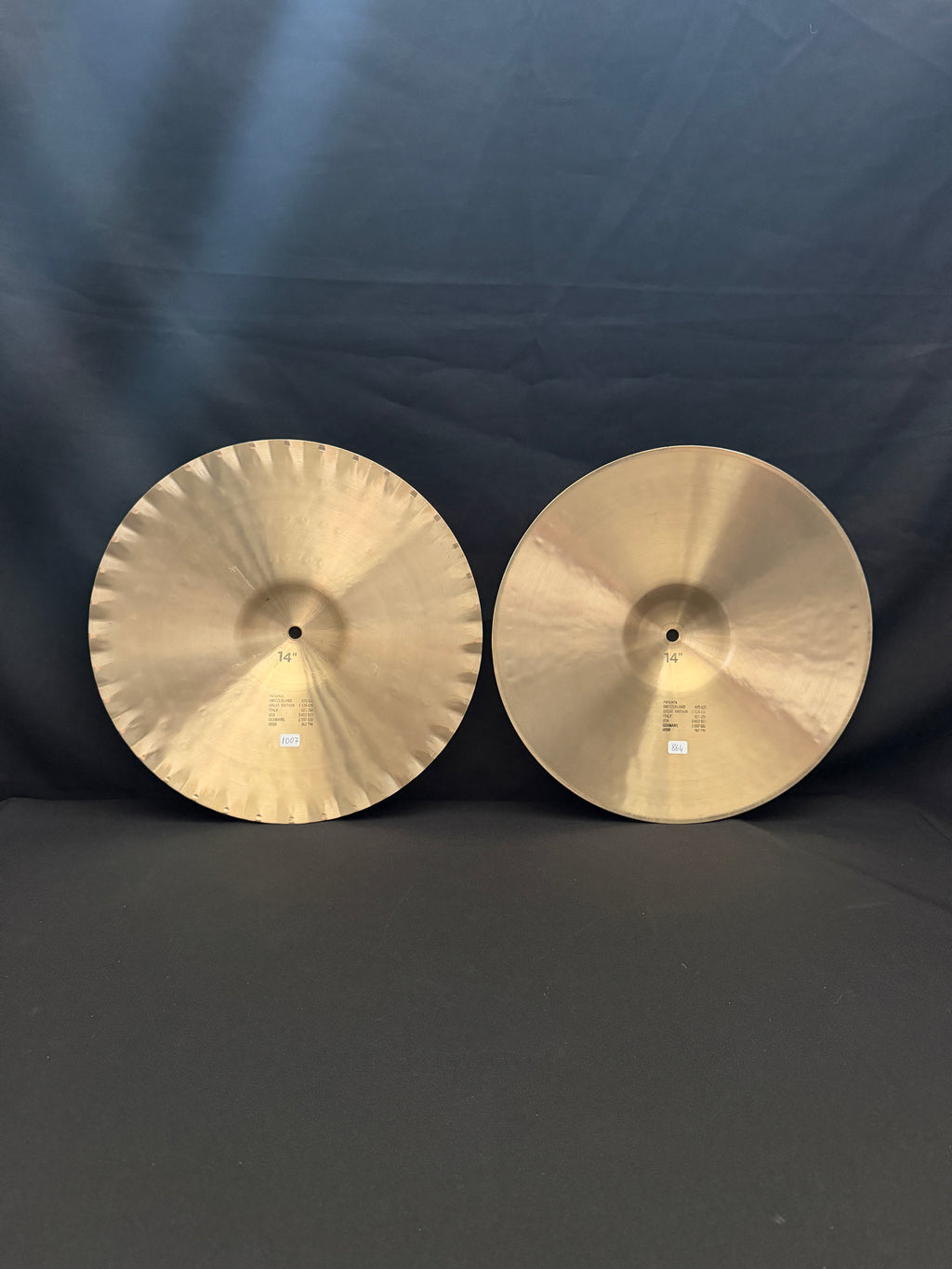 14" Paiste 602 Sound Edge Hi-Hat from 1977