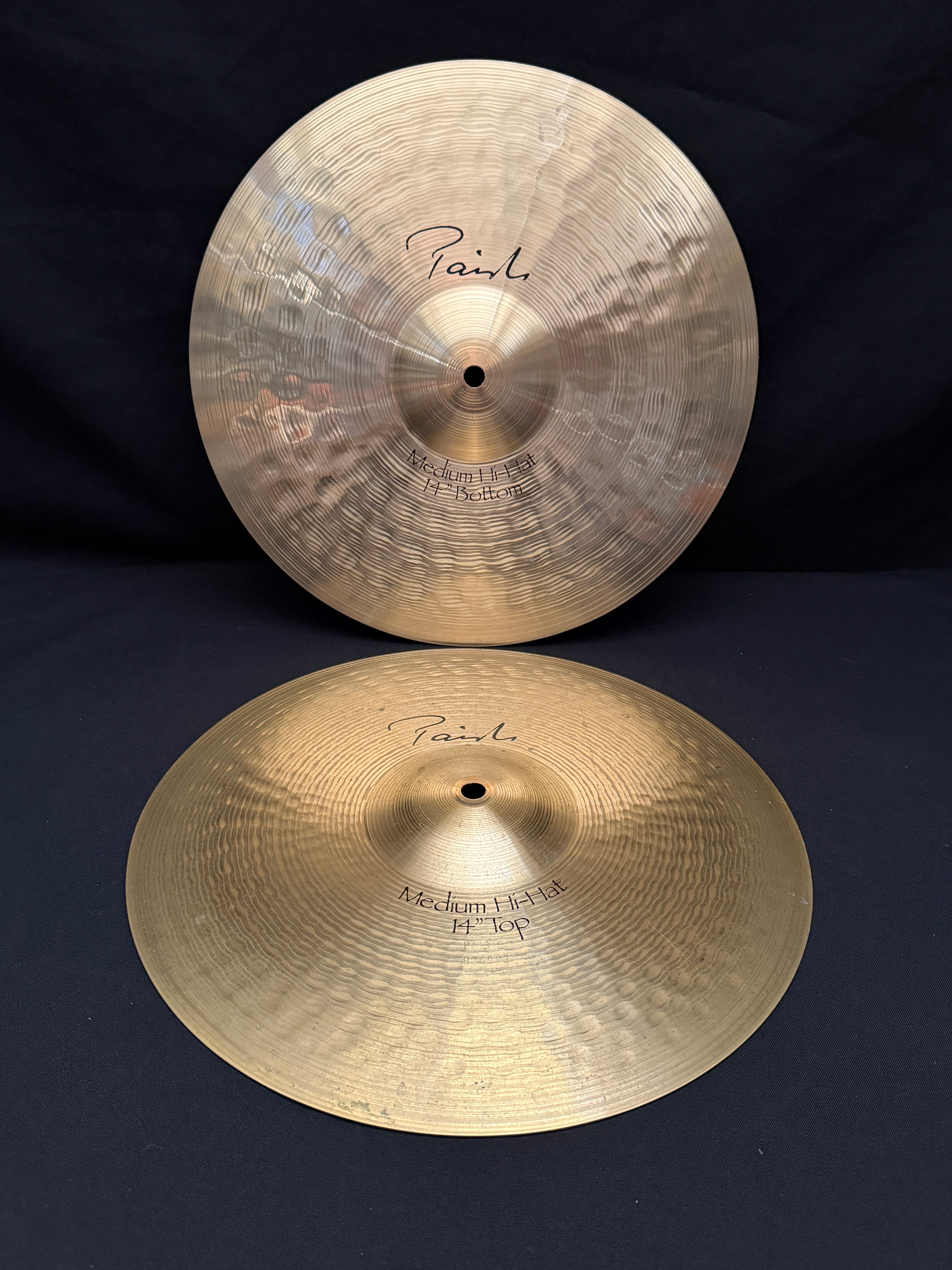 14" Paiste Signature Medium Hi-Hat from 1989