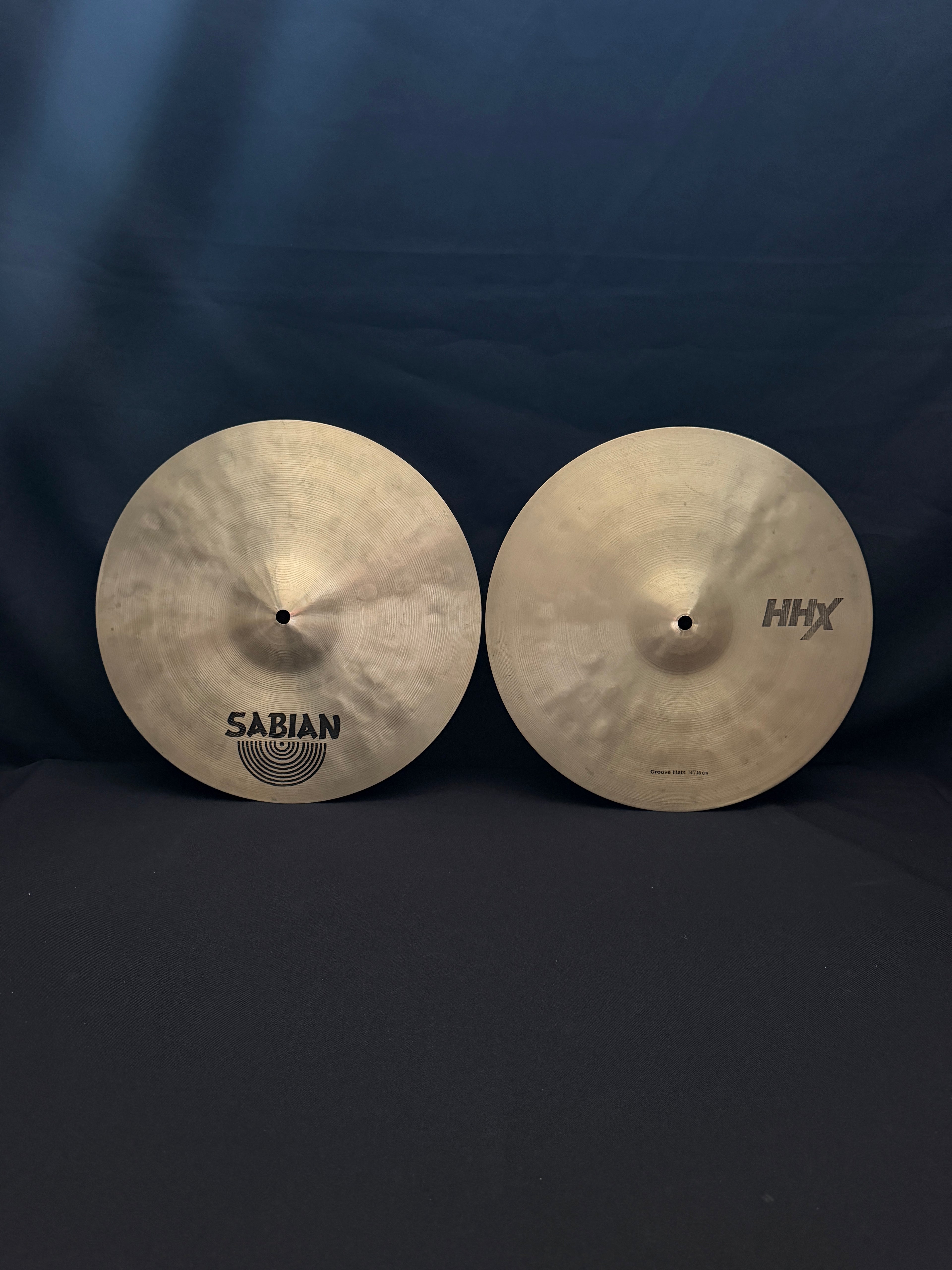 14" Sabian HHX Groove Hi-Hat Cymbals