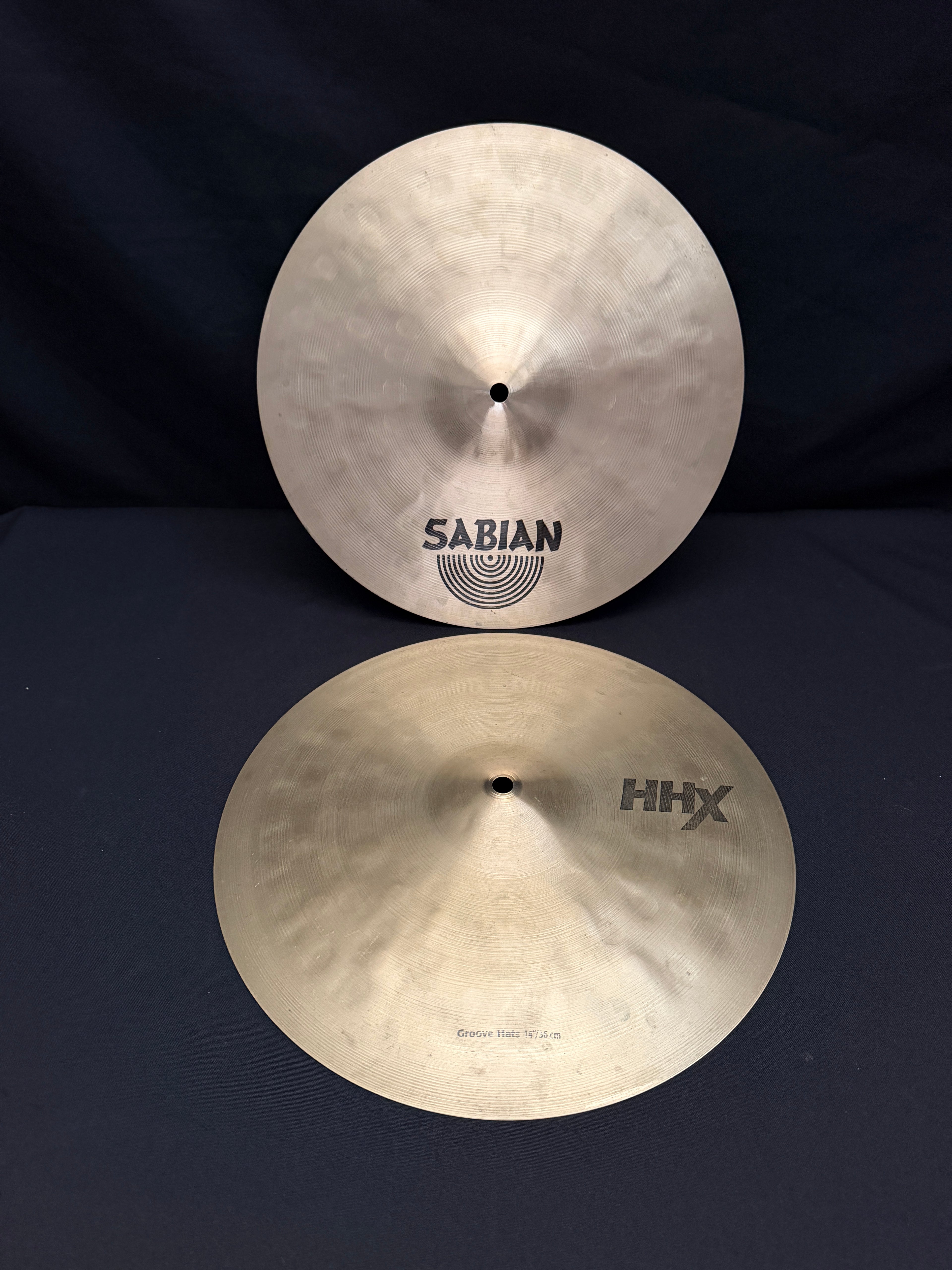 14" Sabian HHX Groove Hi-Hat Cymbals