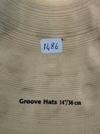 14" Sabian HHX Groove Hi-Hat Cymbals