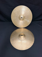 14" Zildjian Avedis Hi-Hat hollow logo from 1970's 1384-690 grams