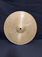 14" Zildjian Avedis Hi-Hat hollow logo from 1970's 1384-690 grams