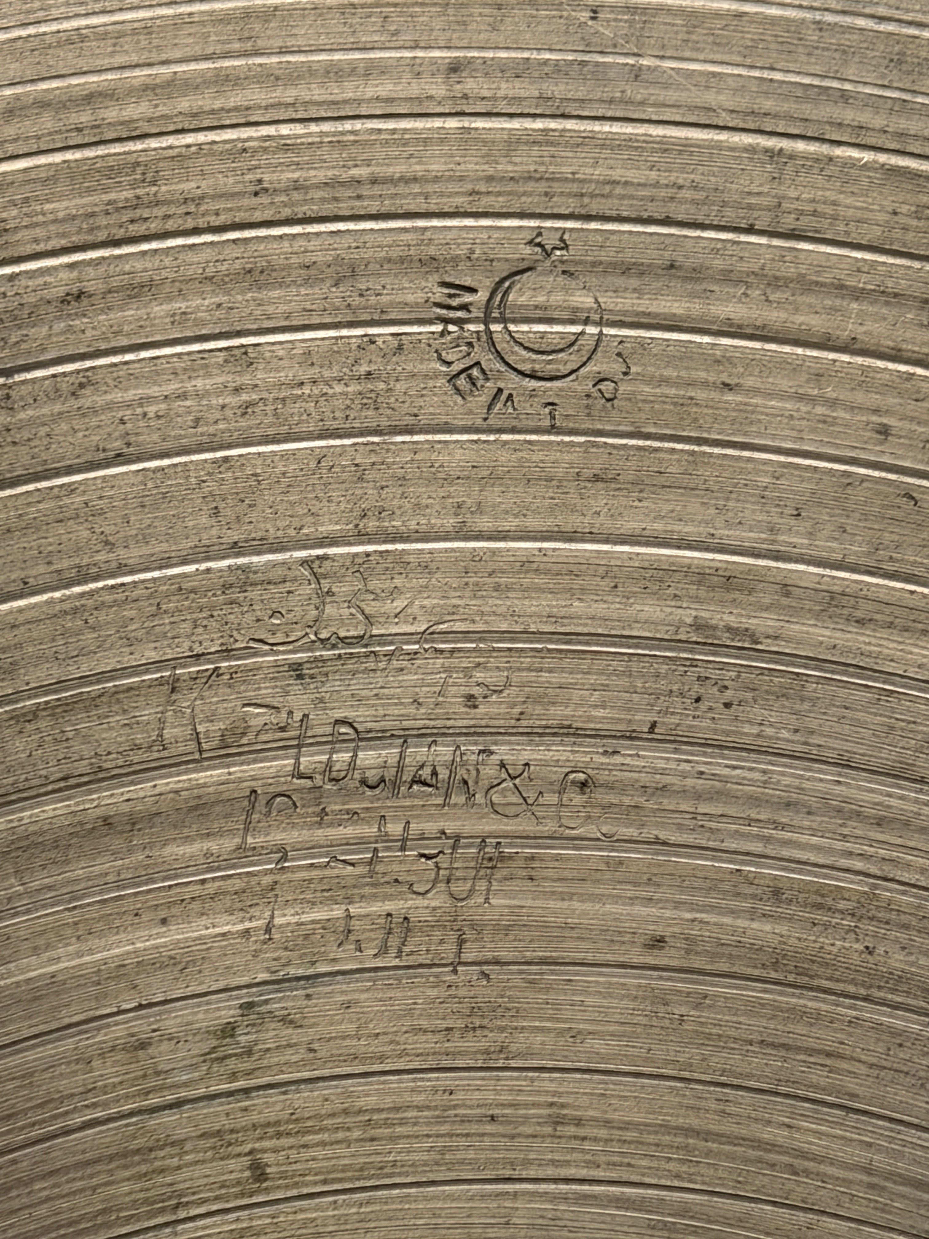 14" Zildjian K Istanbul Hi-Hat Intermediate Stamp 885-772 grams