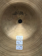14" Zildjian K Istanbul Hi-Hat Intermediate Stamp 885-772 grams