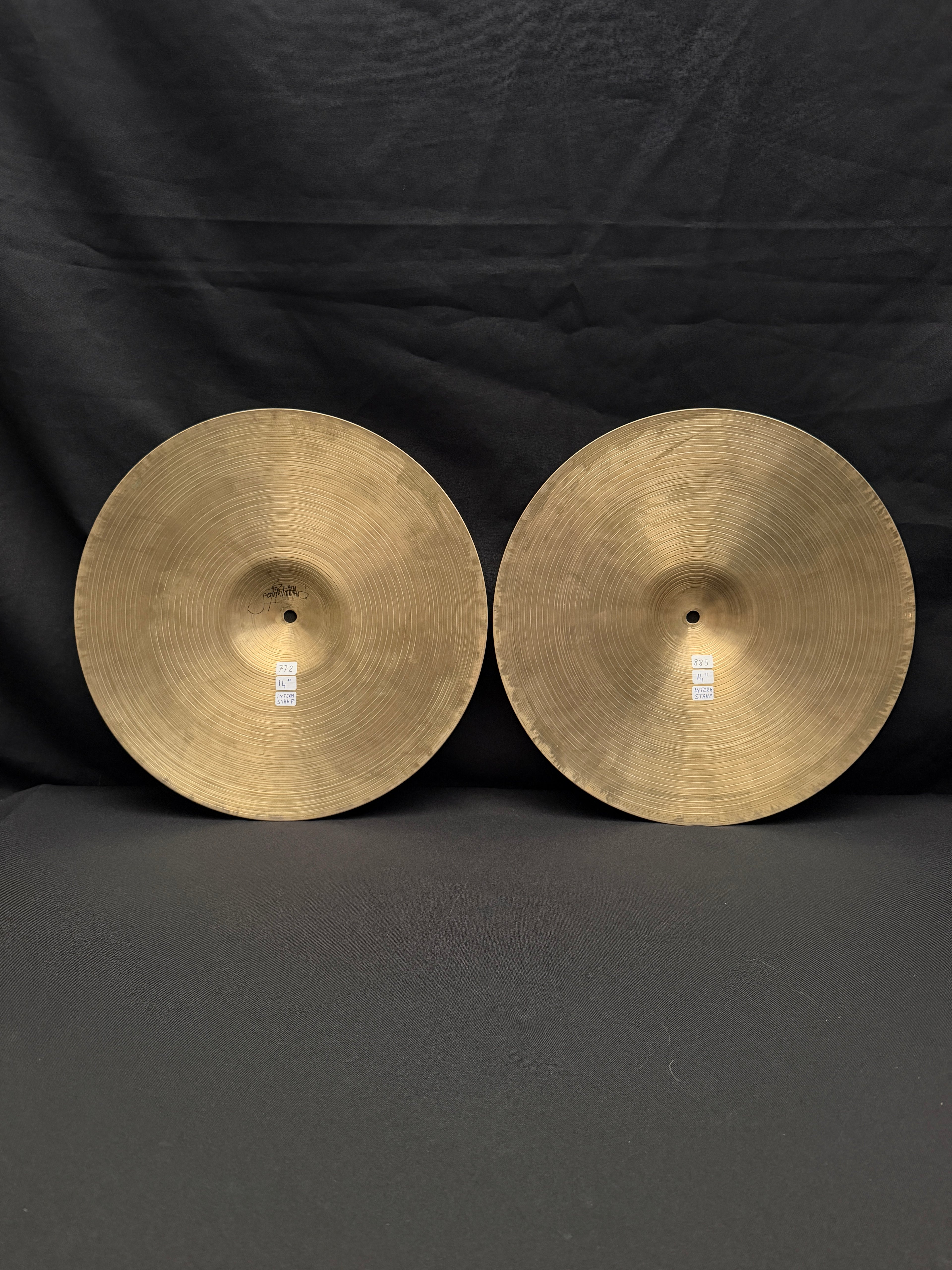 14" Zildjian K Istanbul Hi-Hat Intermediate Stamp 885-772 grams