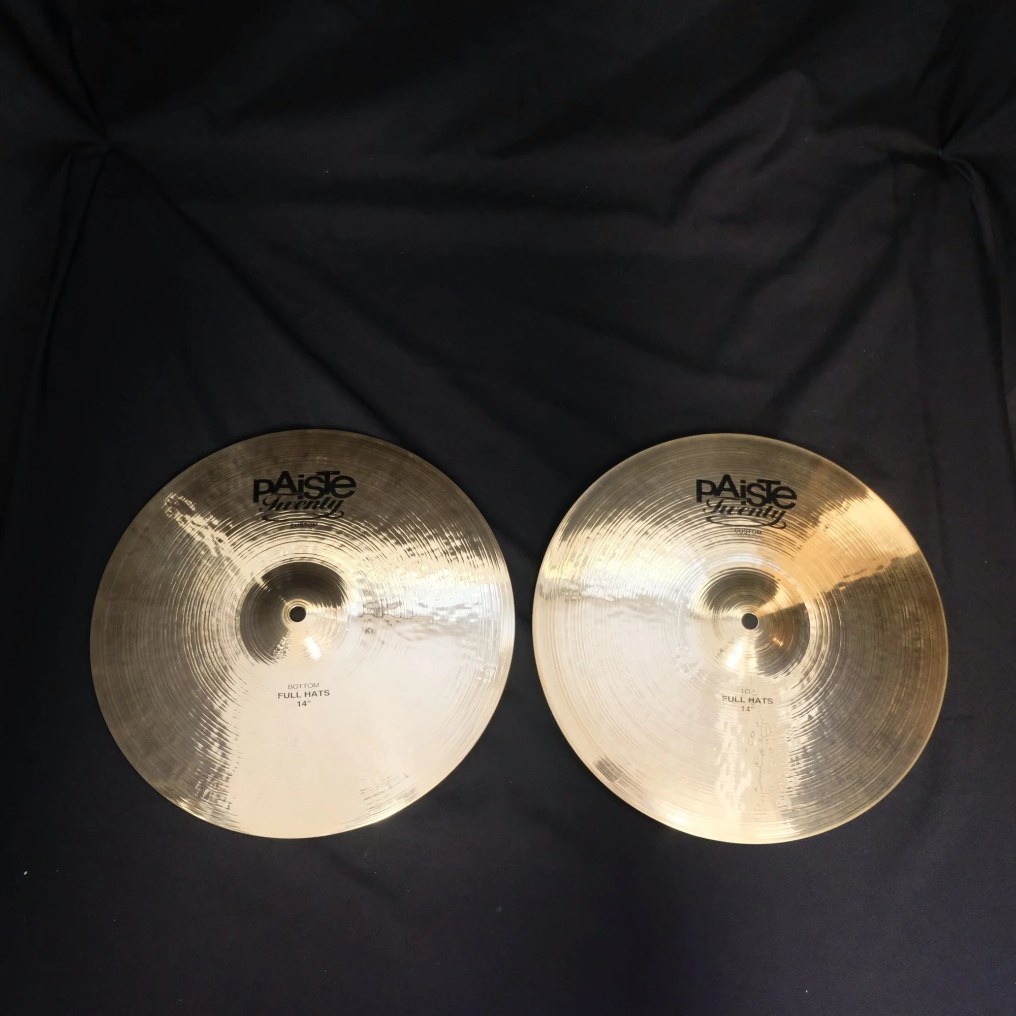 14" Paiste Twenty Full Hats Twenty Custom Collection from 2012
