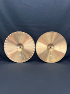 15" Paiste 2002 Sound Edge Hi-Hat black logo from 1979
