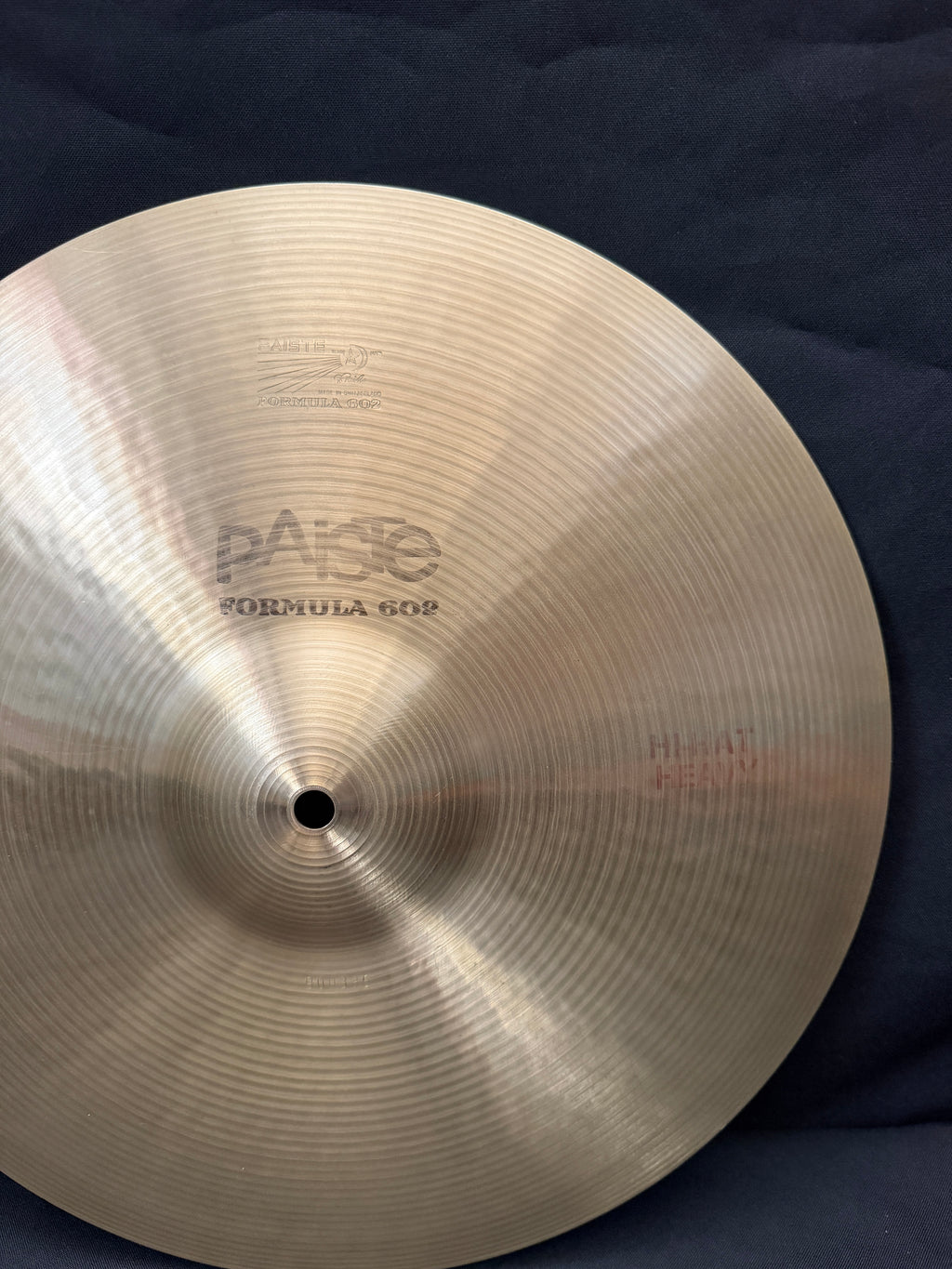 15" Paiste 602 Heavy Hi-Hat 1264 - 1192 grams from 1979