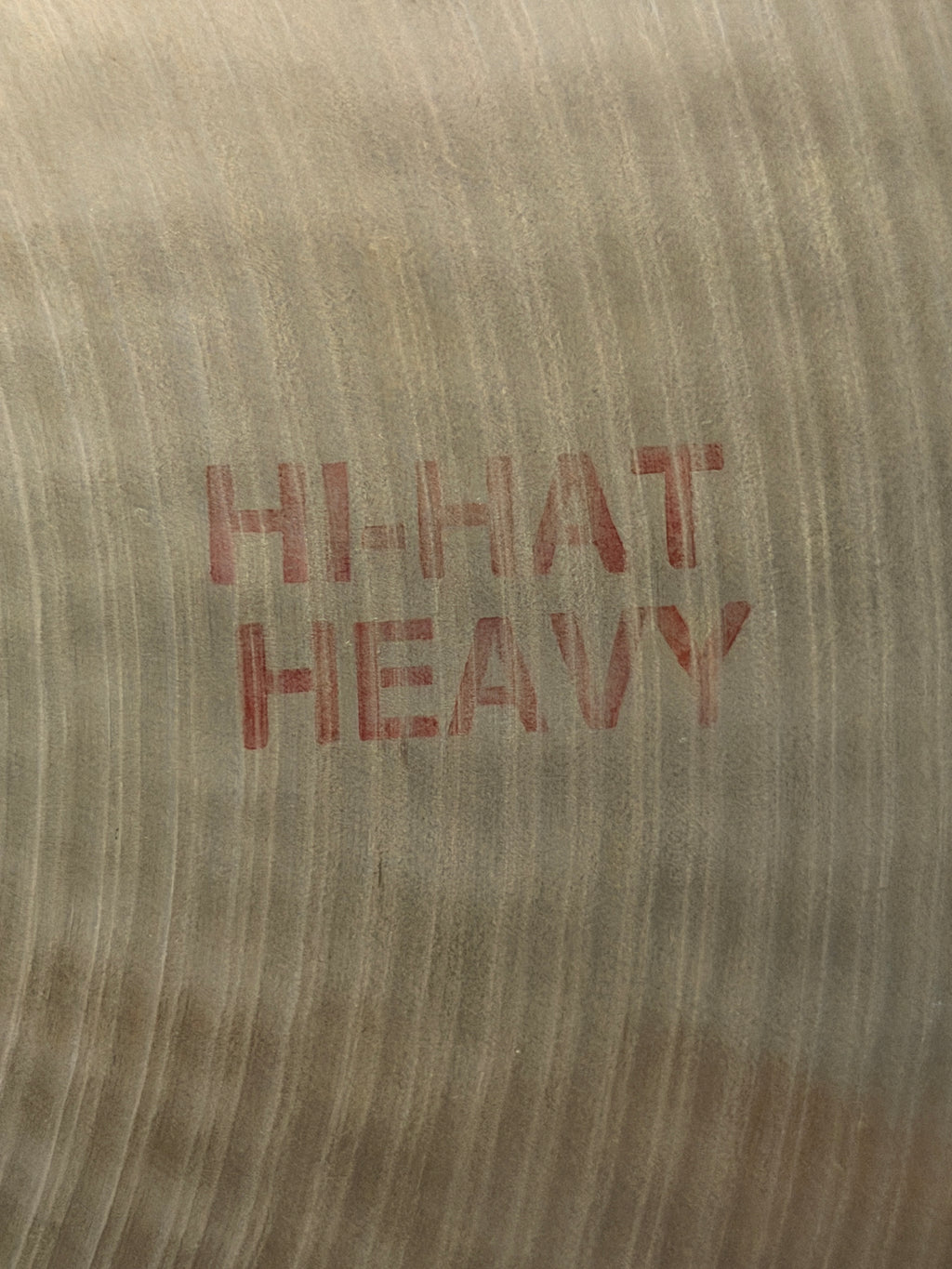15" Paiste 602 Heavy Hi-Hat 1264 - 1192 grams from 1979