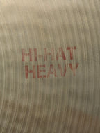 15" Paiste 602 Heavy Hi-Hat 1264 - 1192 grams from 1979