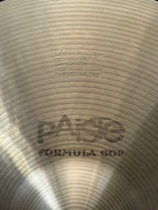 15" Paiste 602 Heavy Hi-Hat 1264 - 1192 grams from 1979