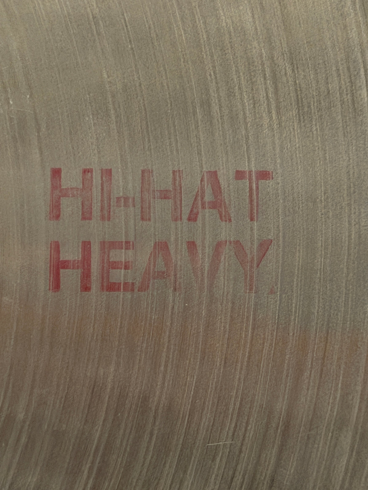 15" Paiste 602 Heavy Hi-Hat 1264 - 1192 grams from 1979