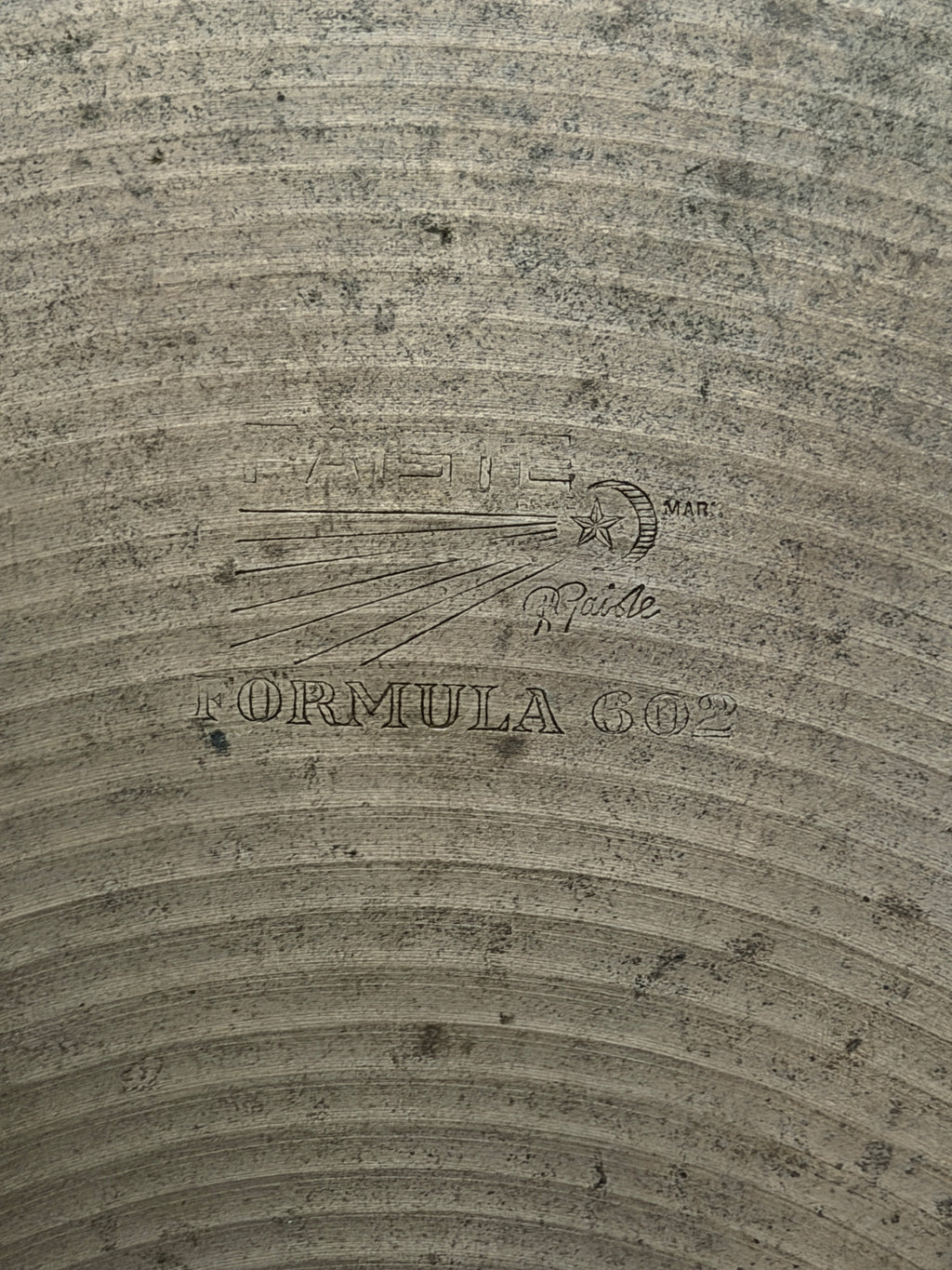 15" Paiste 602 Hi-Hat 953 - 953 grams Pre-Serial from 1960's