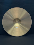 15" Paiste 602 Medium Hi-Hat Blue Logo from 1982