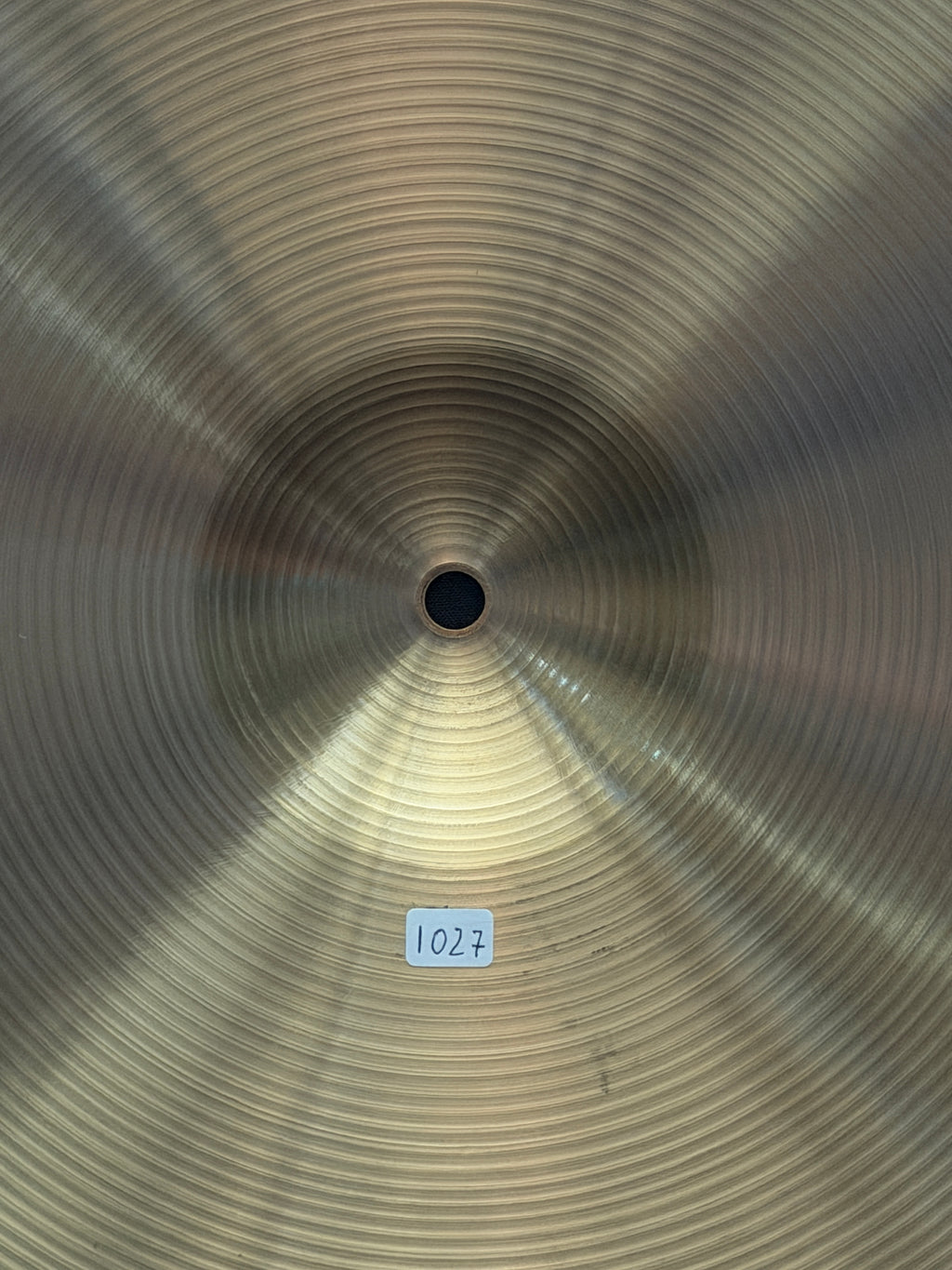 15" Paiste 602 Medium Hi-Hat Blue Logo from 1982
