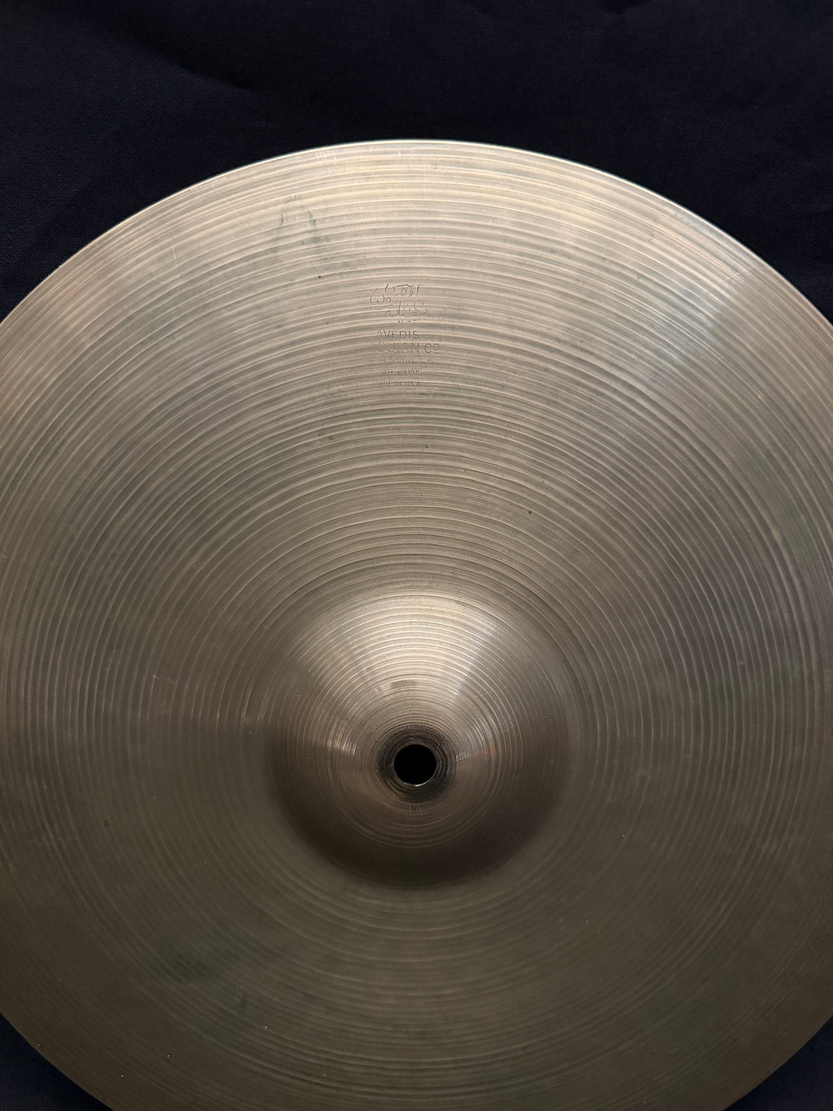 15" Zildjian Avedis Hi-Hat 1369-1270 grams from 1960's