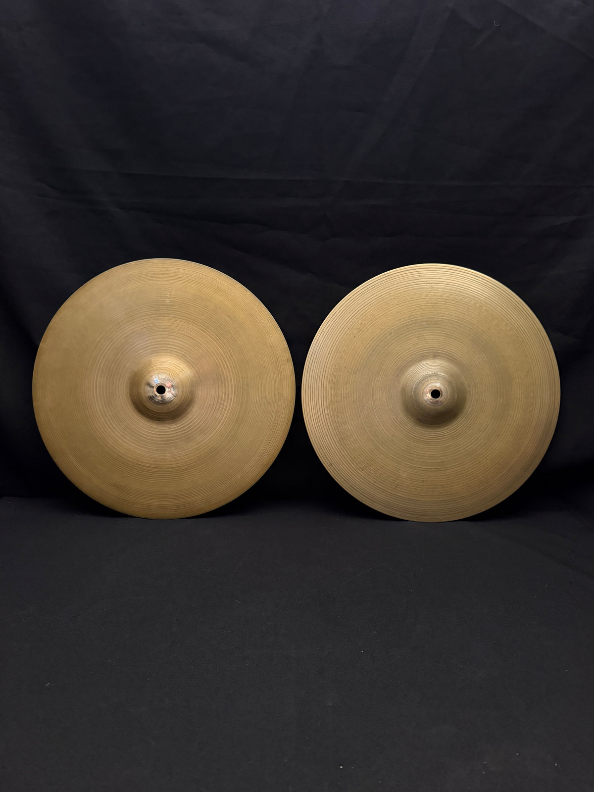 15" Zildjian Avedis Hi-Hat set 1007 - 973 grams from 1960's
