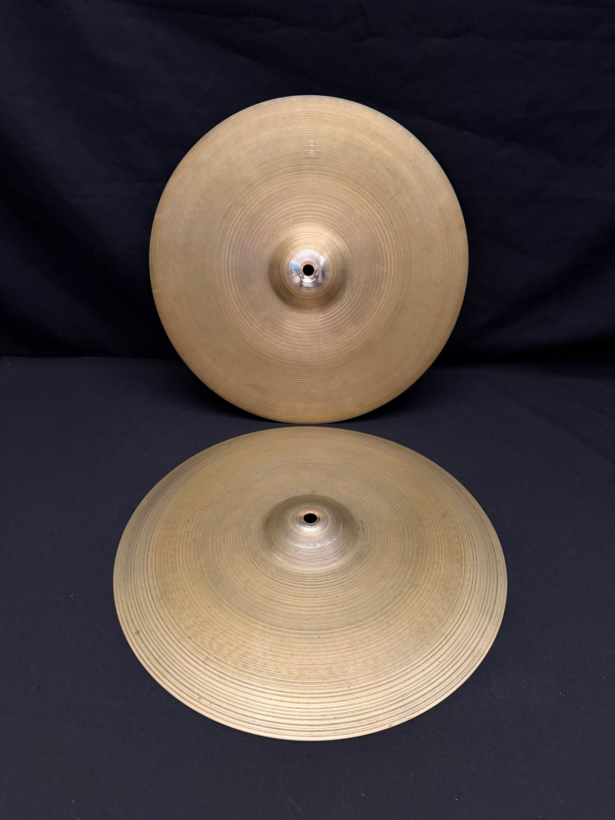 15" Zildjian Avedis Hi-Hat set 1007 - 973 grams from 1960's