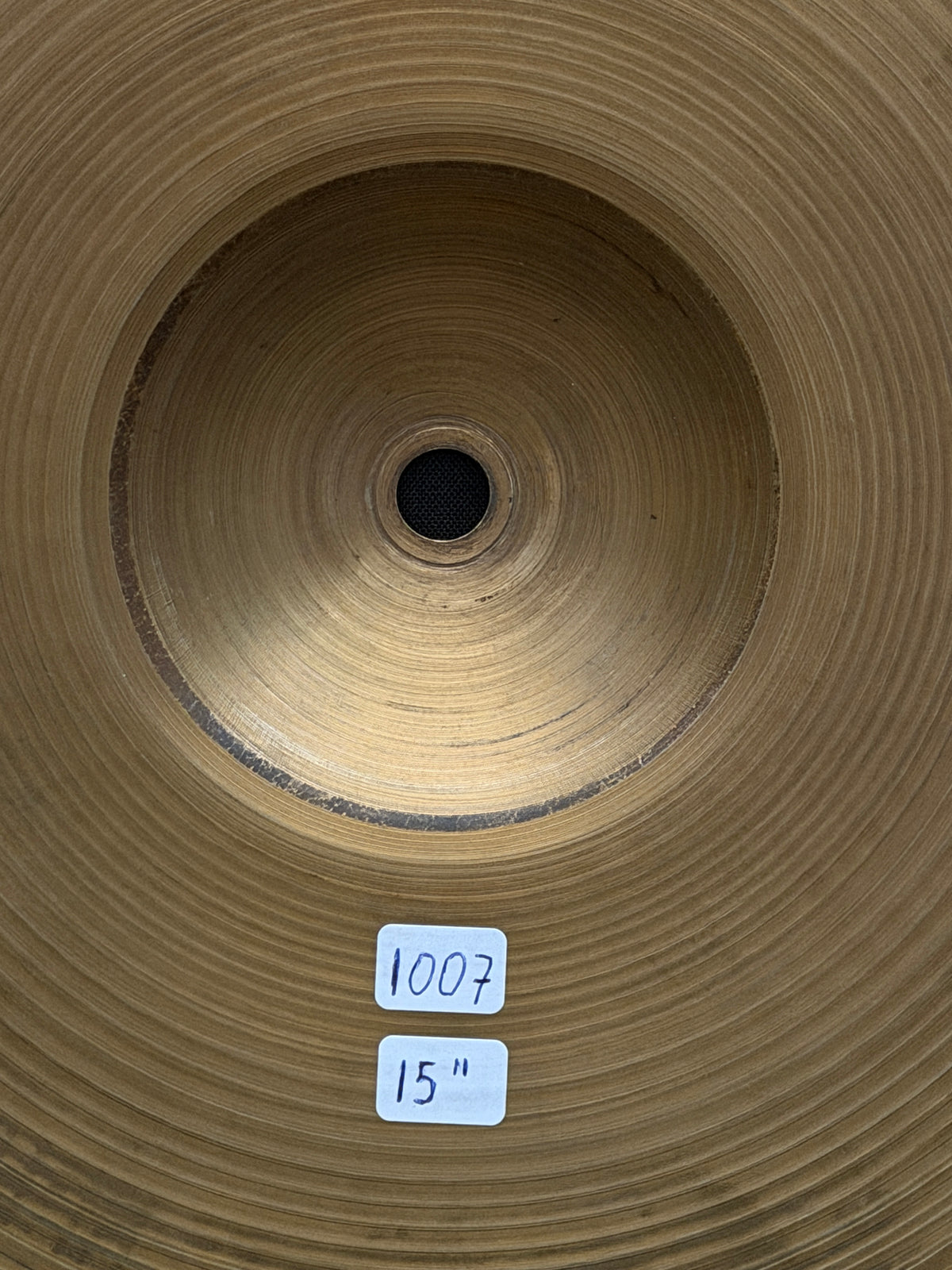 15" Zildjian Avedis Hi-Hat set 1007 - 973 grams from 1960's