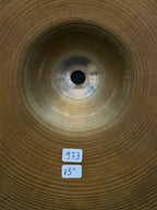 15" Zildjian Avedis Hi-Hat set 1007 - 973 grams from 1960's